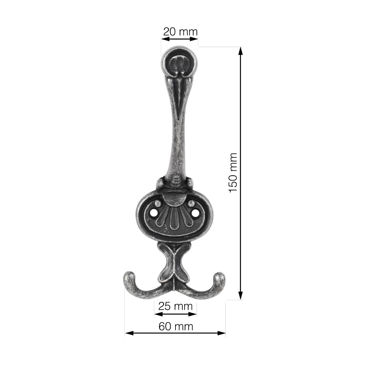 Bree I Hook Antique Silver