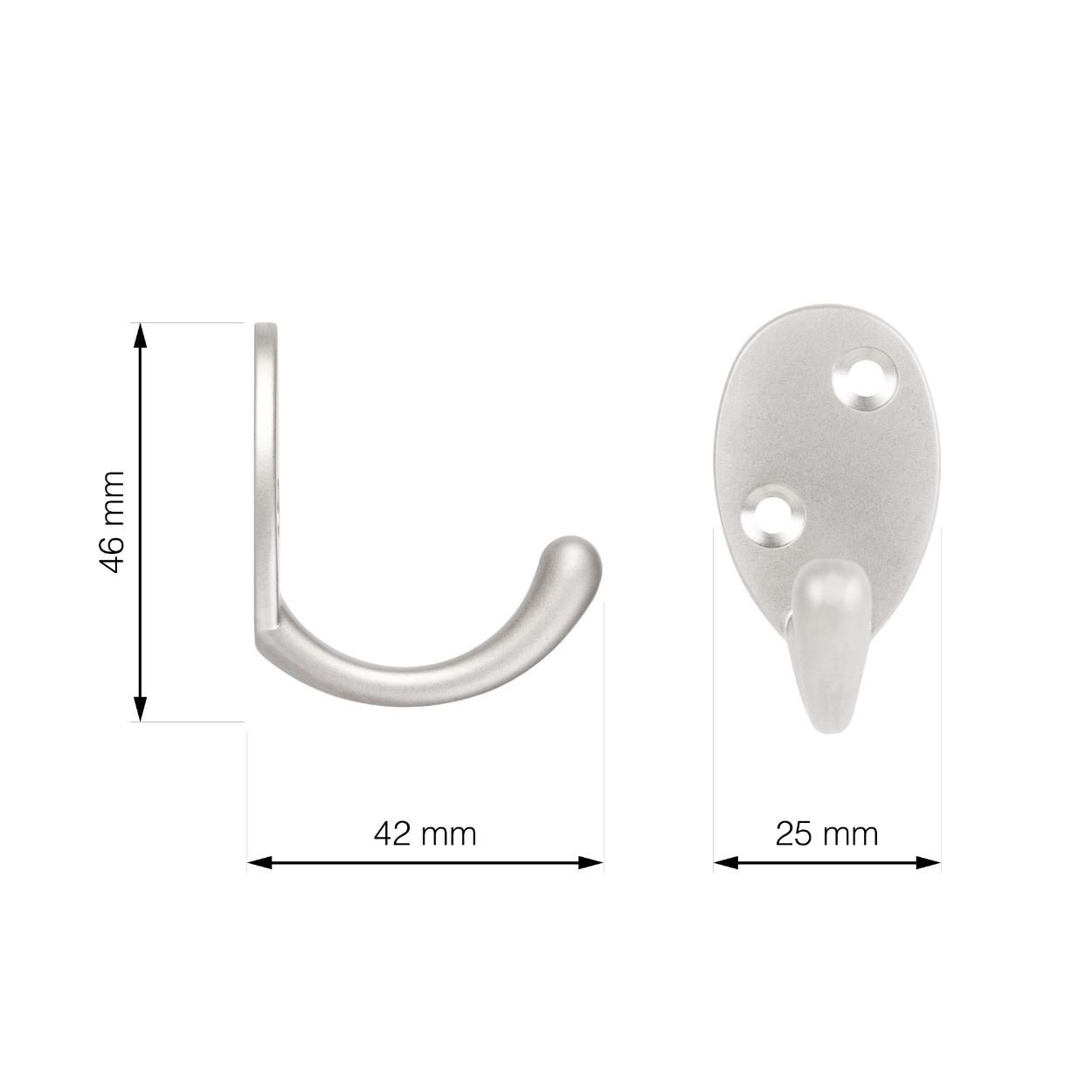 Polaris Hook Matt Nickel