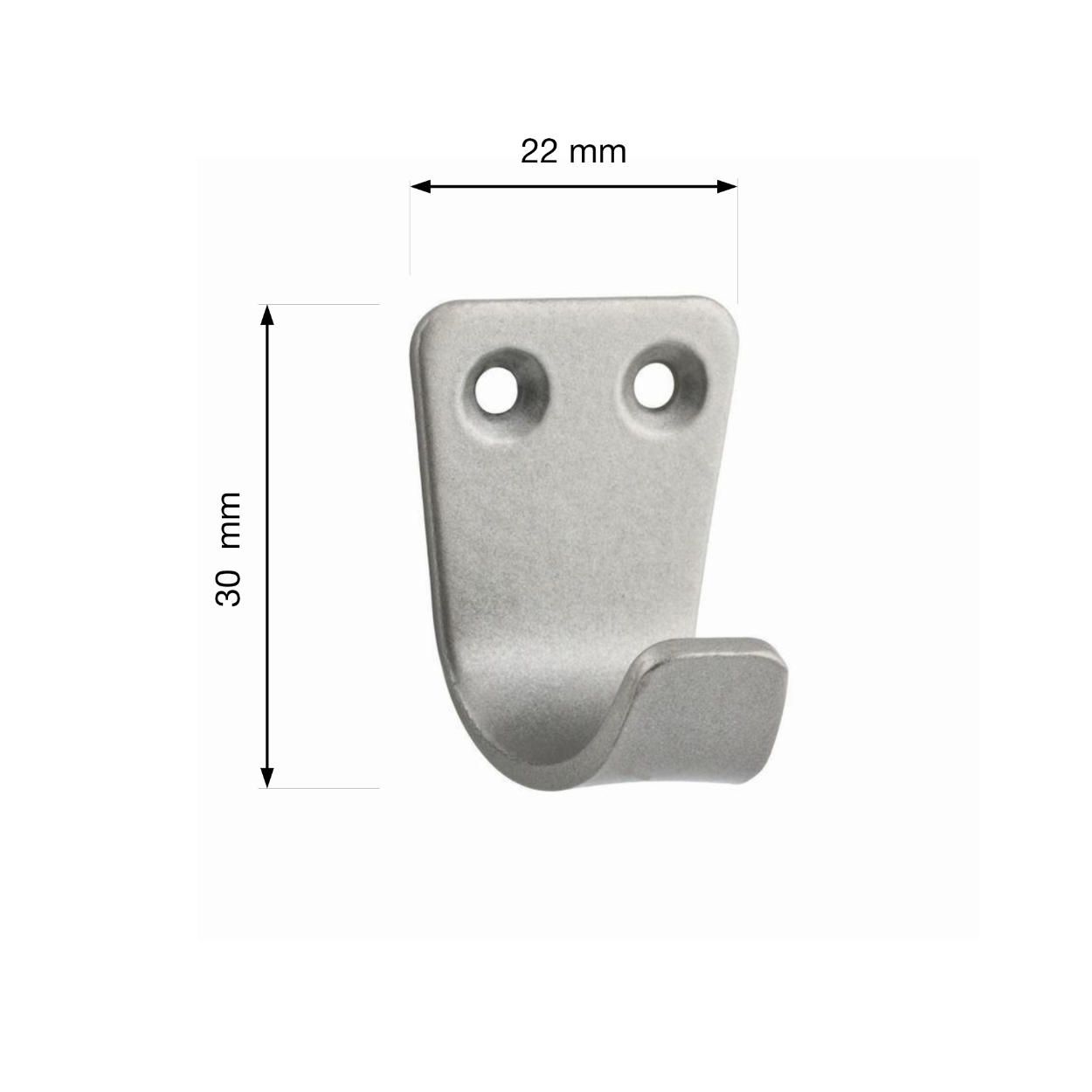 Small Hook Matt Nickel