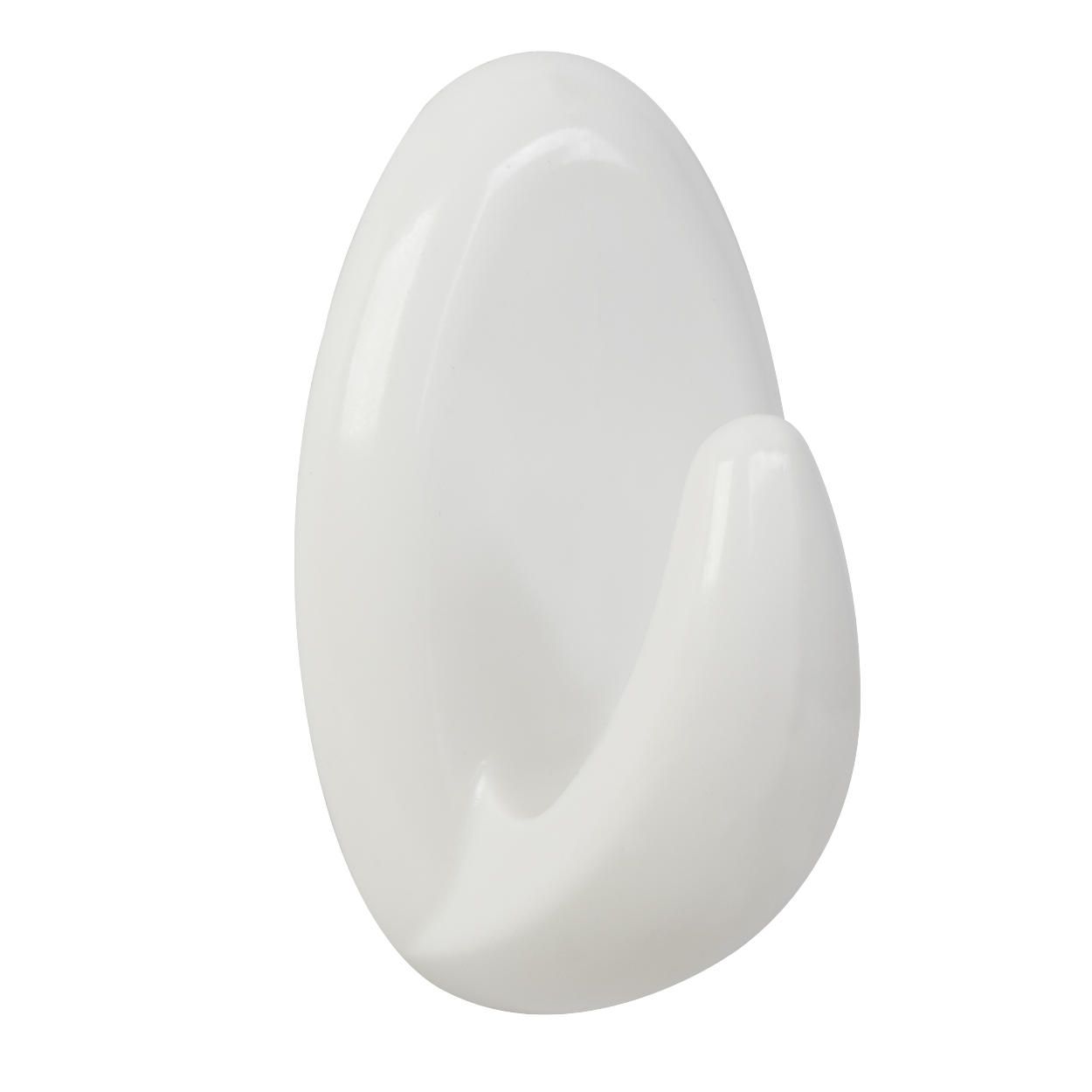 Self-Adhesive Plastic White Hook I