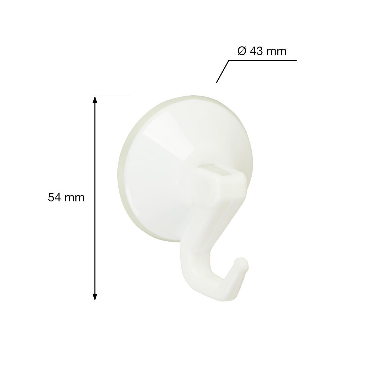 Suction Hook White