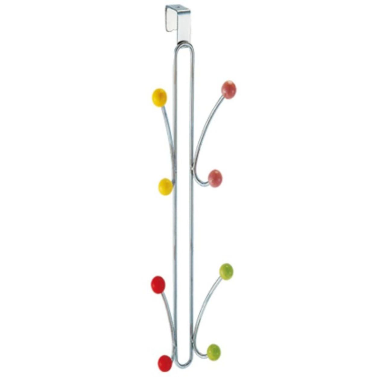 4 Door Vertical Hanging Hook - Chrome