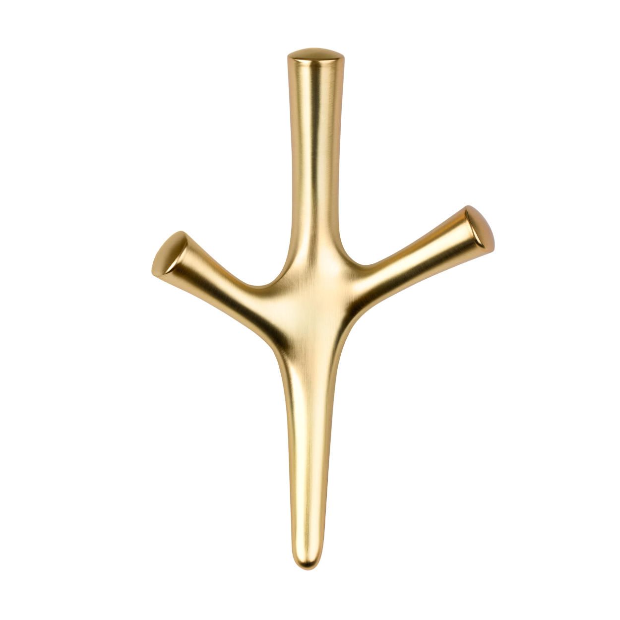 Amioso I Hook Brushed Brass