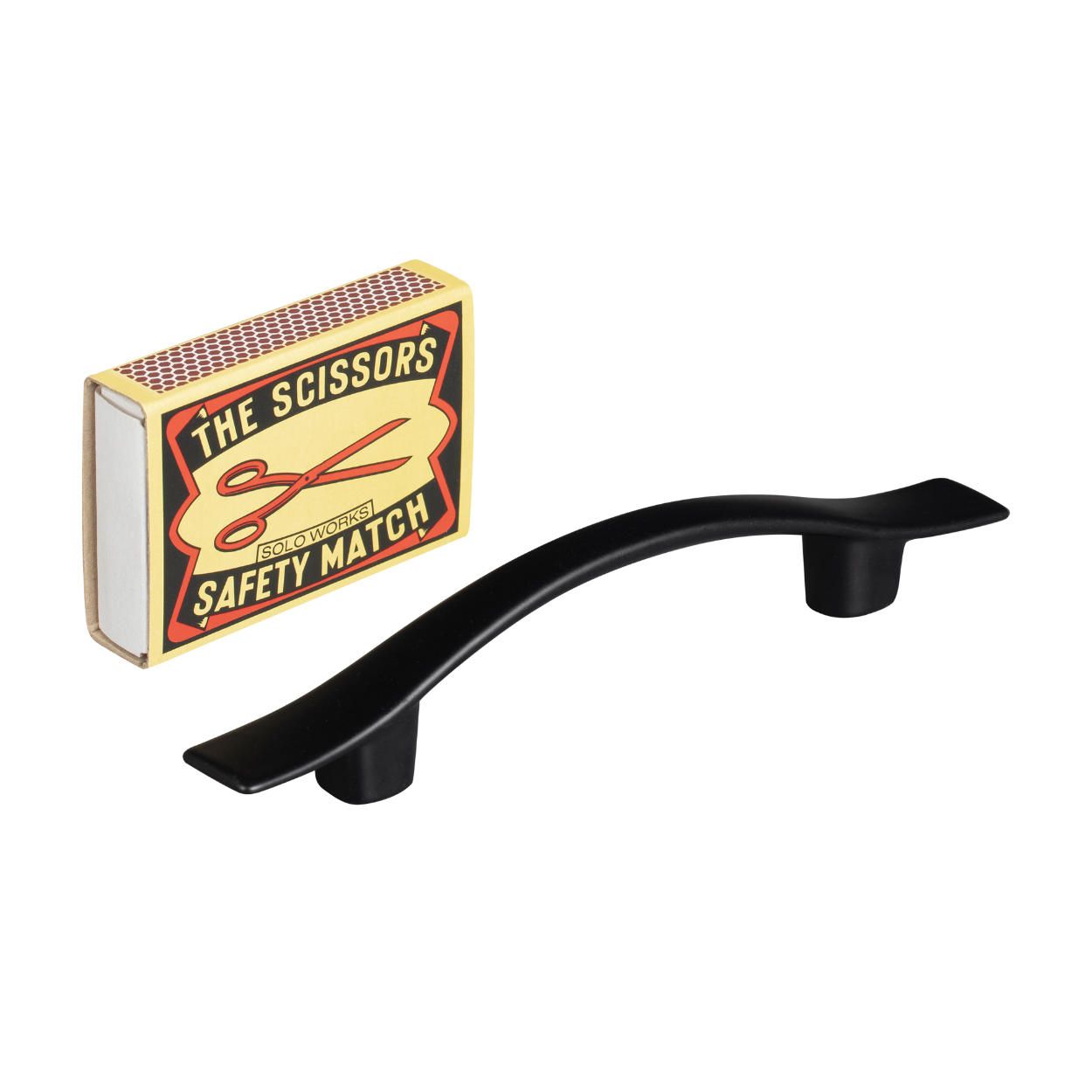Wausa Handle Matt Black 76mm