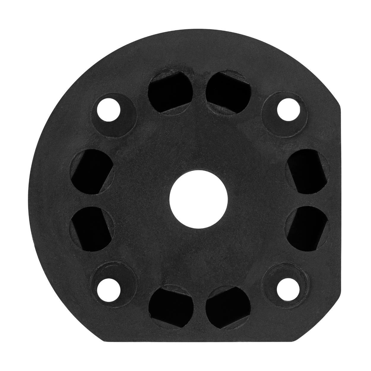 Furniture Leg Adjustable Height Plastic Black