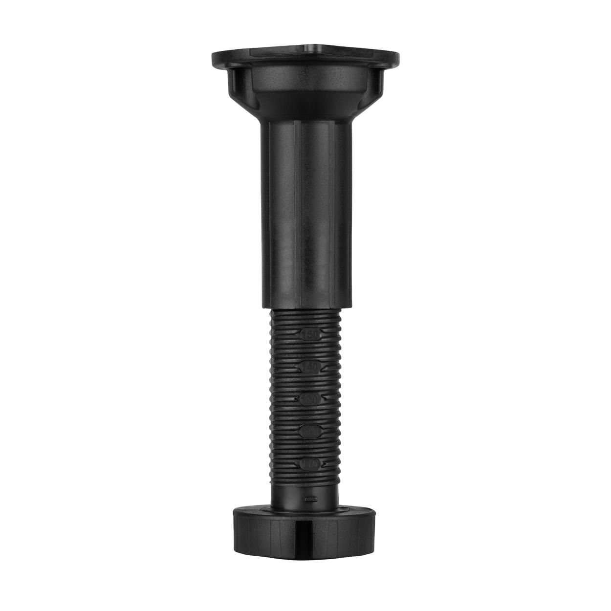Socket Leg Plastic Black 96-150mm