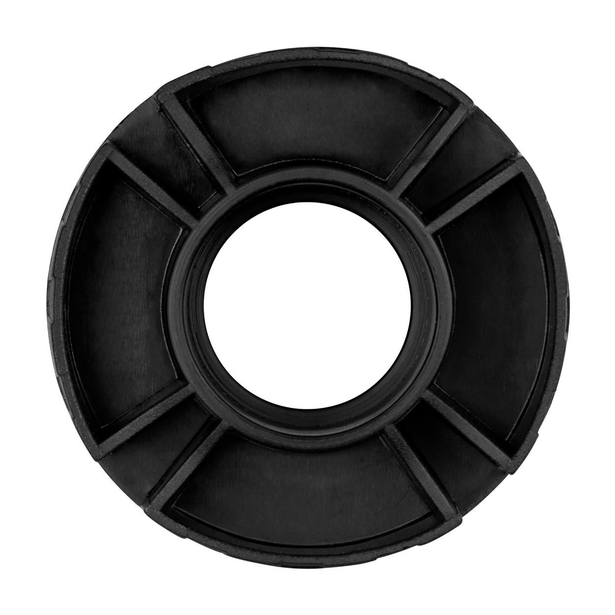 Socket Leg Plastic Black 96-150mm