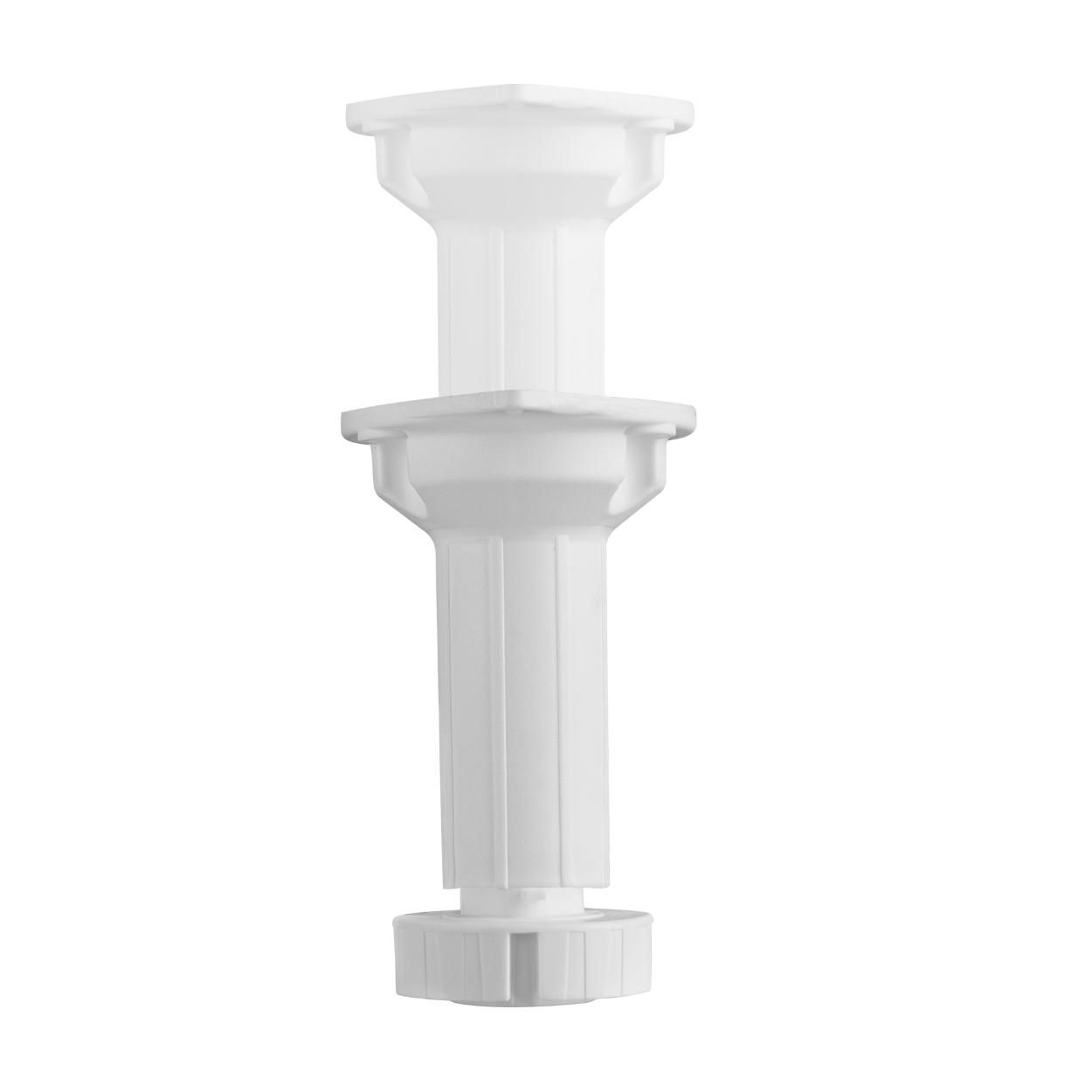 Socket for Furniture Leg Plastic White