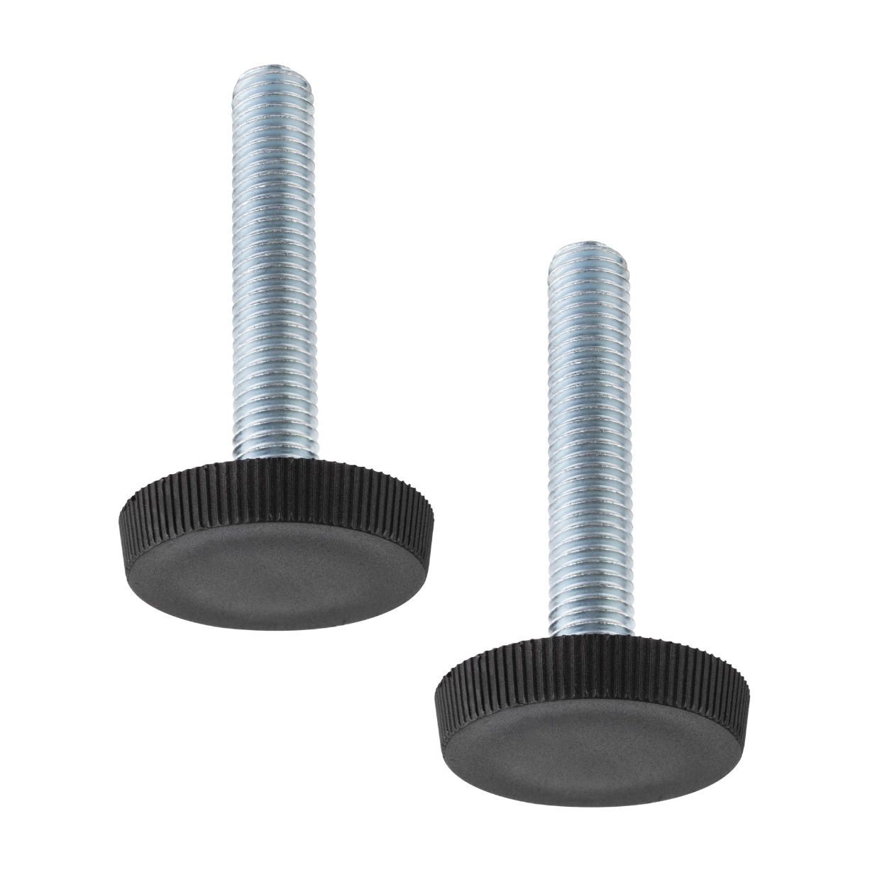 Adjusting Screw Black M10x56mm 2Pk