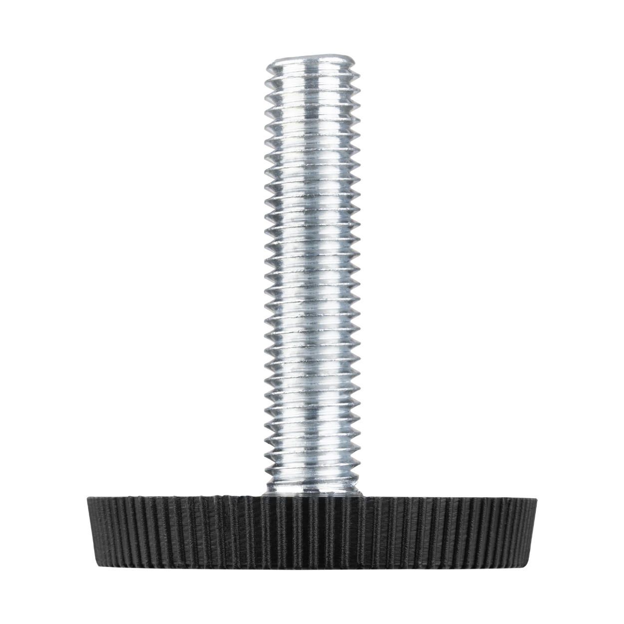 Adjusting Screw Black M10x45mm 2Pk