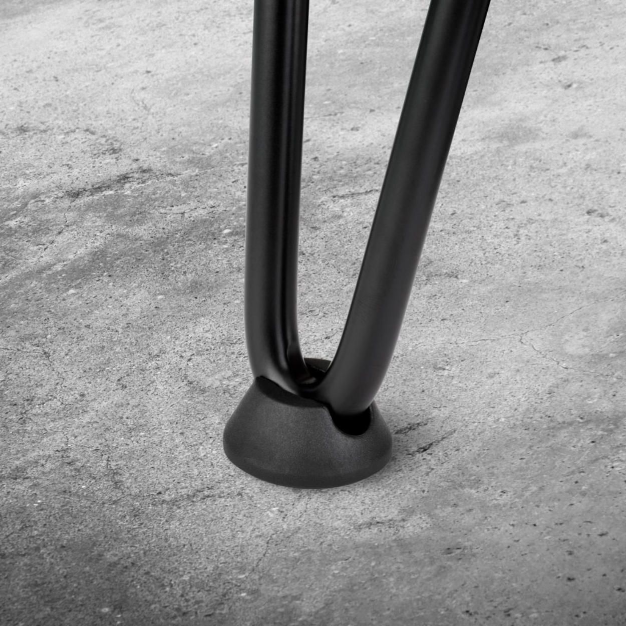 Hairpin Stabilisation Pad Furniture Leg Black 4Pk