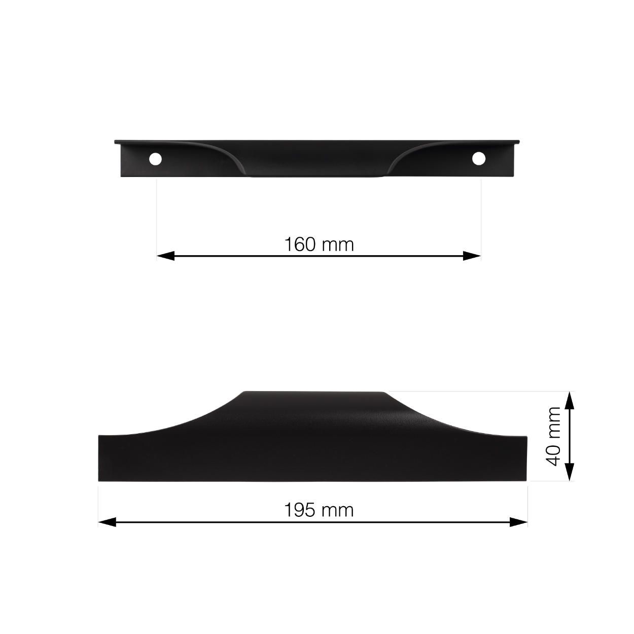 Todi Handle Matt Black 