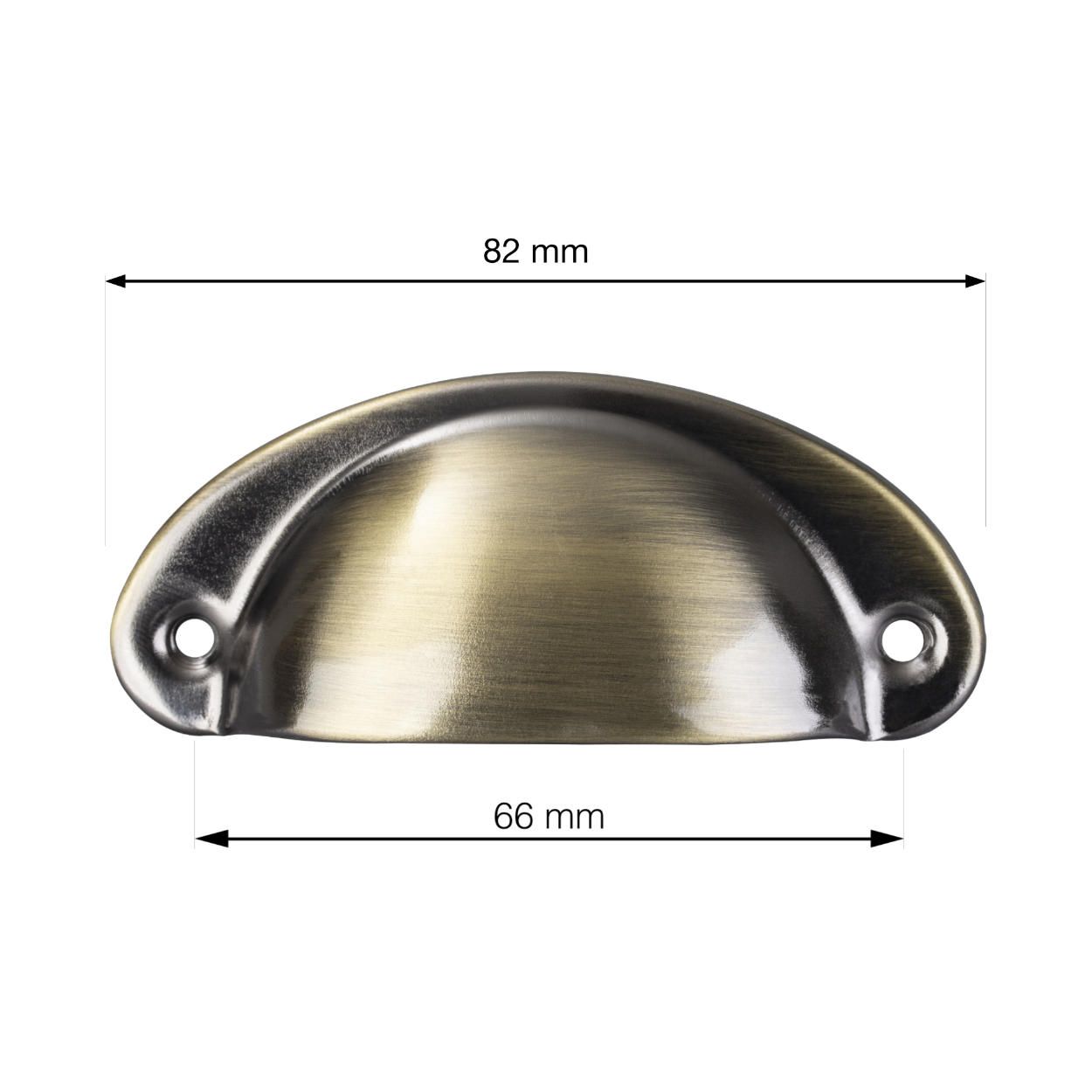 Skive Handle Bronze 66mm