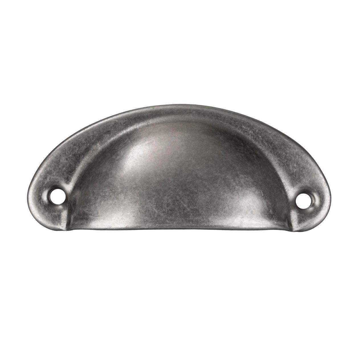 Skive Handle Antique Zinc 66mm