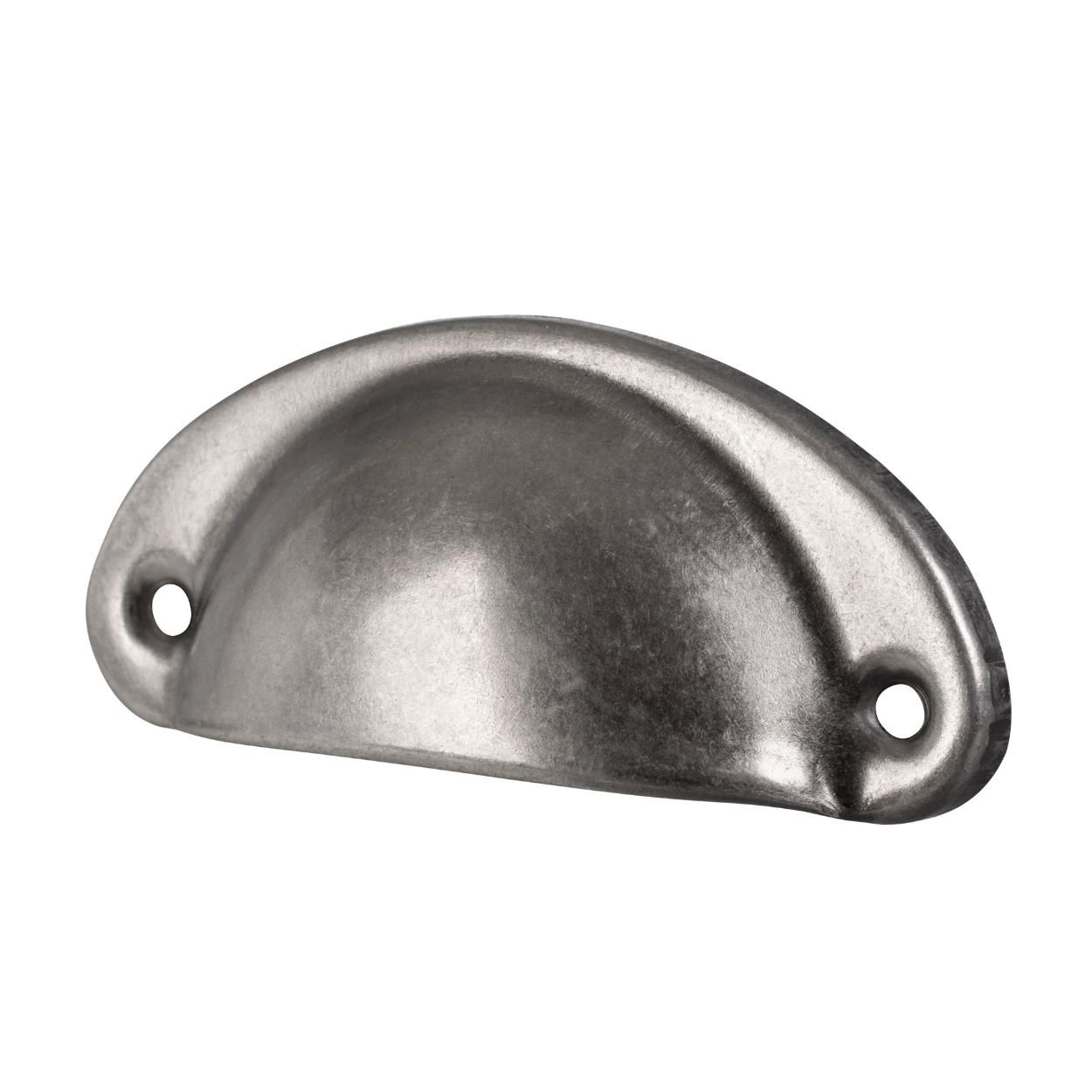 Skive Handle Antique Zinc 66mm