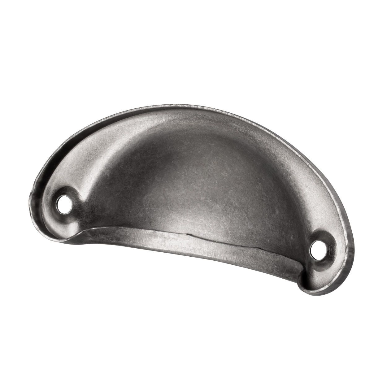 Skive Handle Antique Zinc 66mm