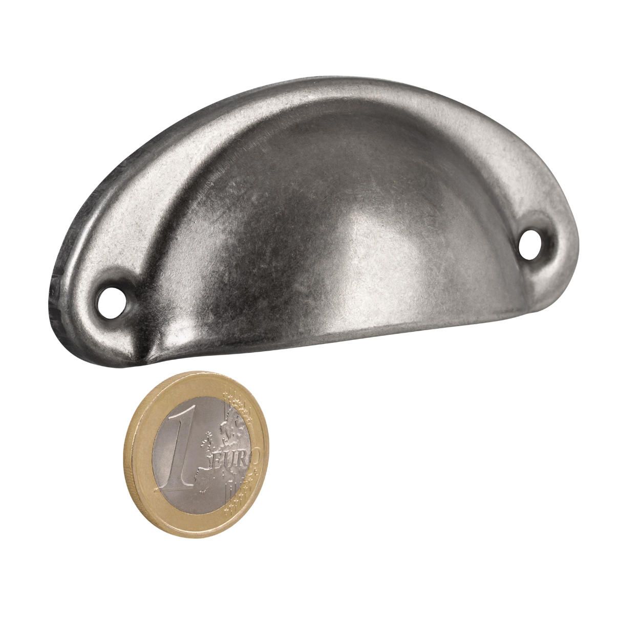 Skive Handle Antique Zinc 66mm