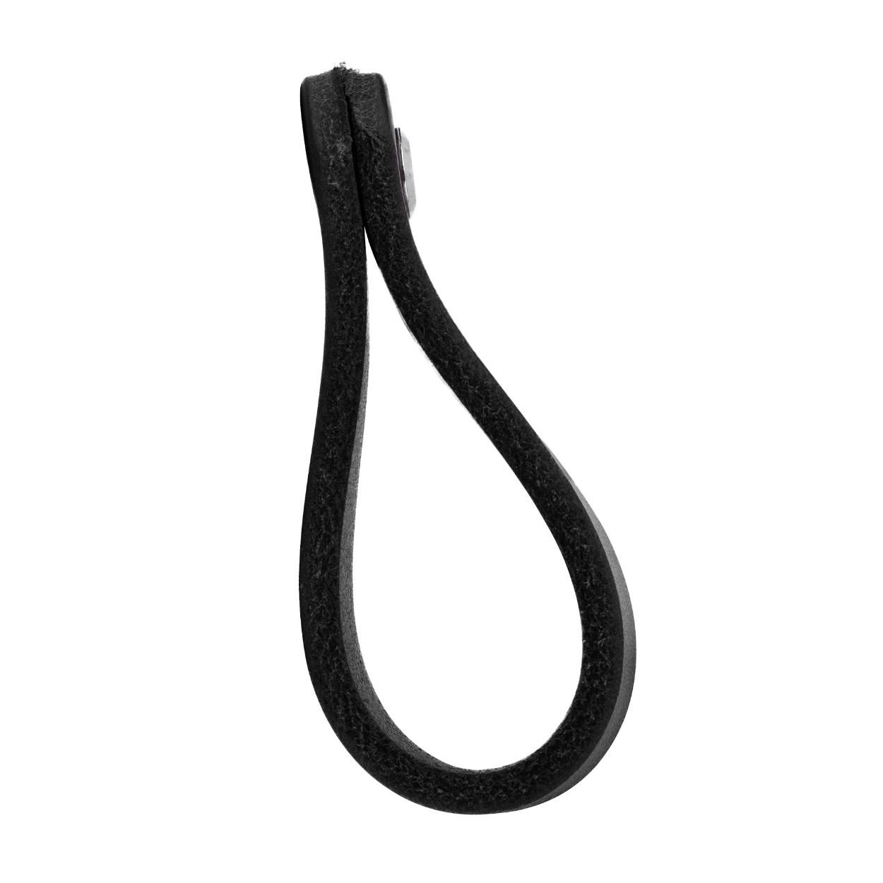 Tolga Leather Knob Black
