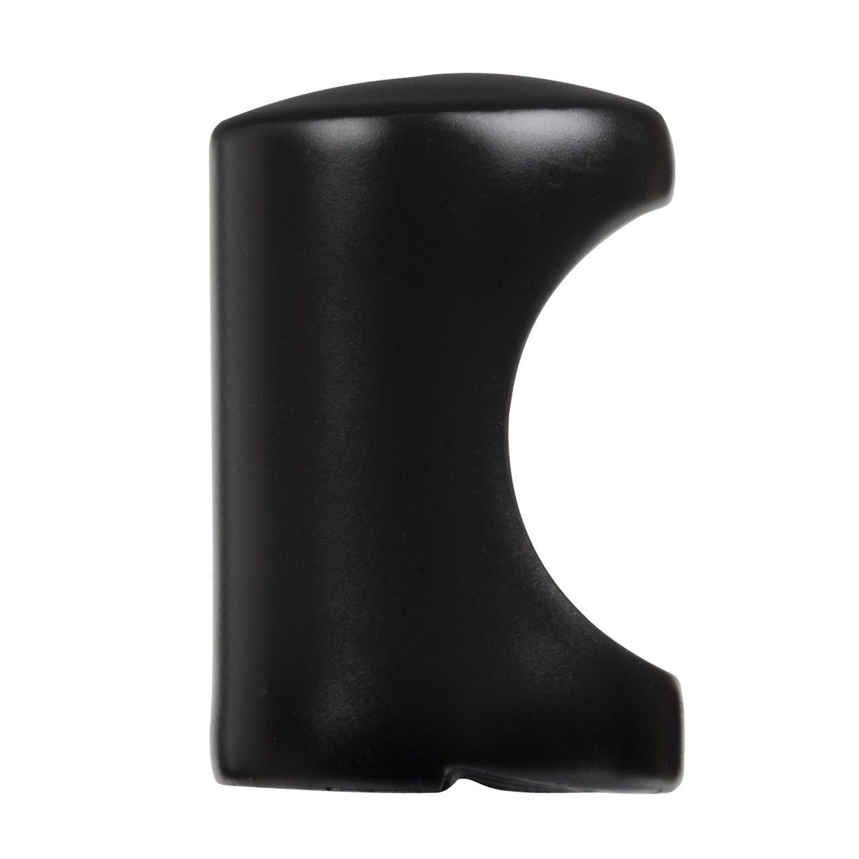 Venlo Knob - Black 15x24mm