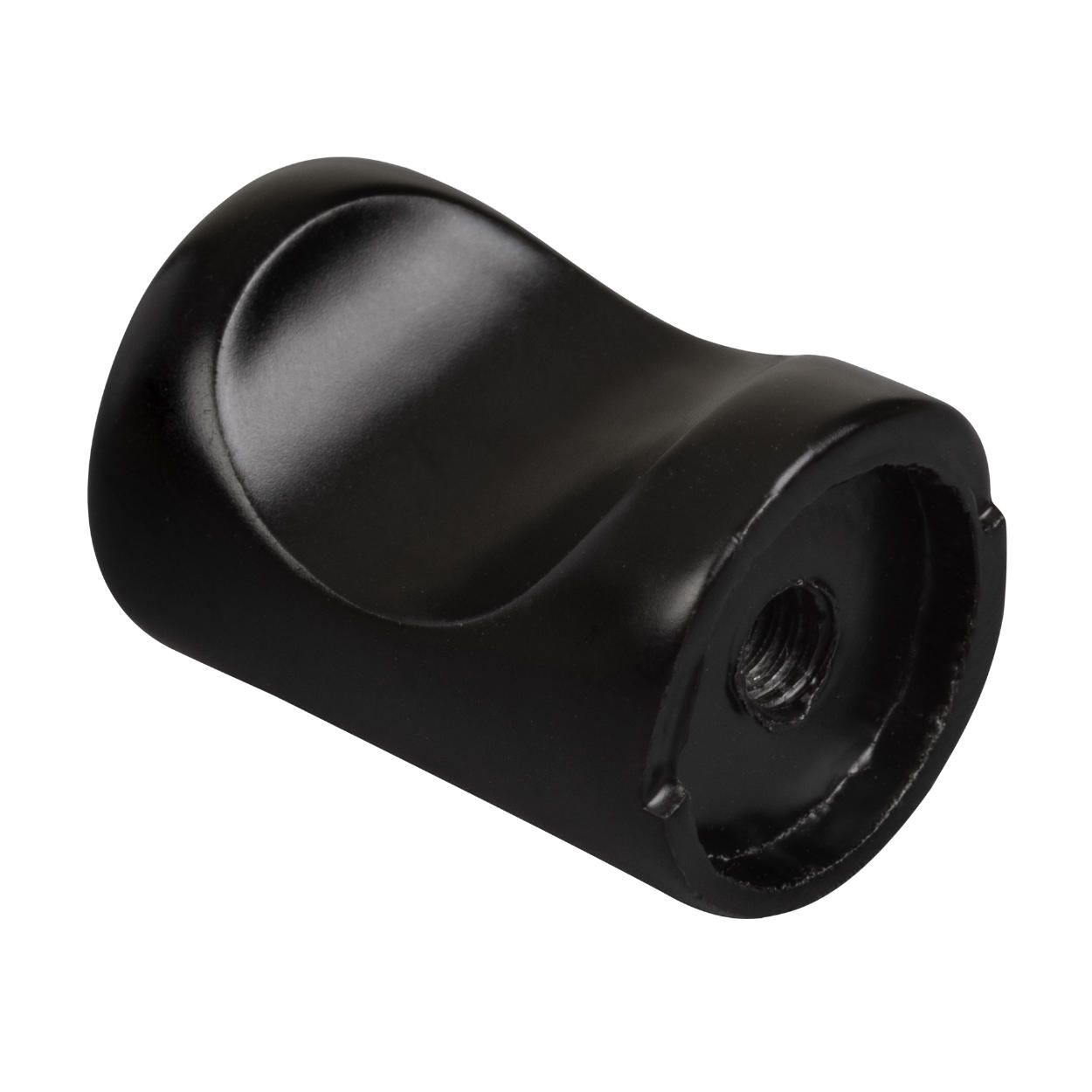 Venlo Knob - Black 15x24mm