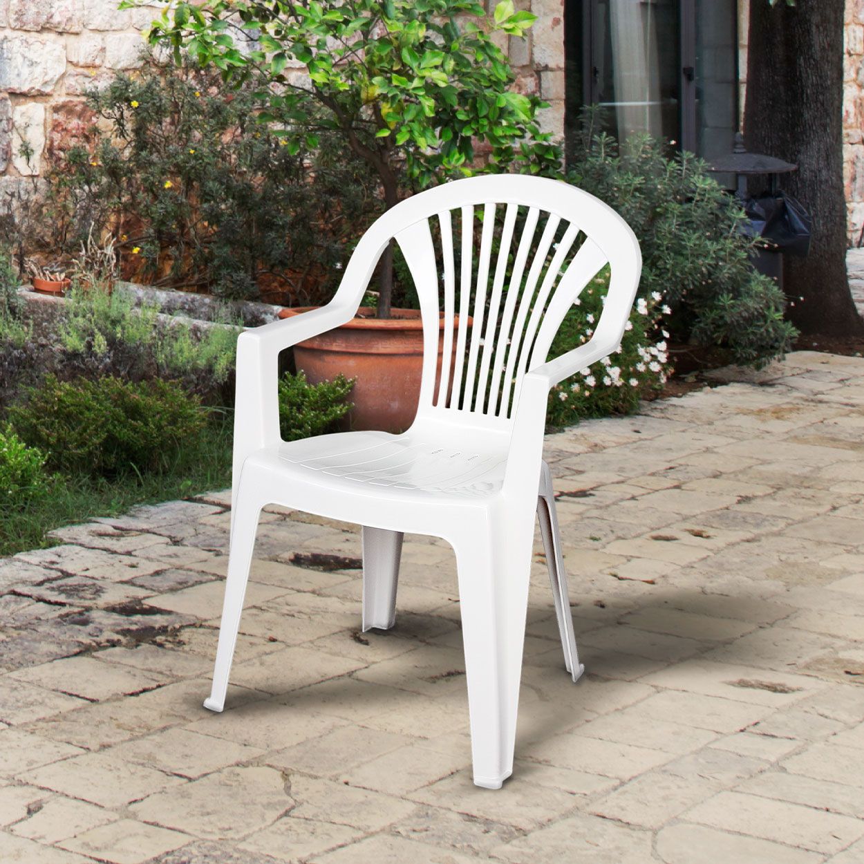 Lido Garden Chair White