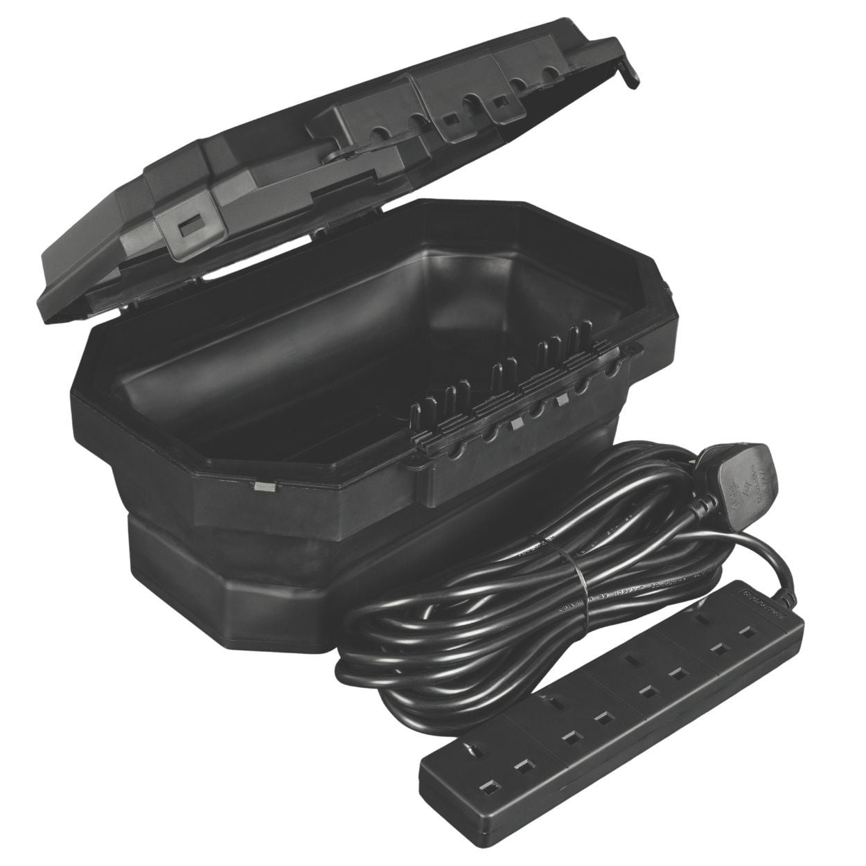 Masterplug Collapsible Weatherproof Box With 4 Socket Extension Lead
