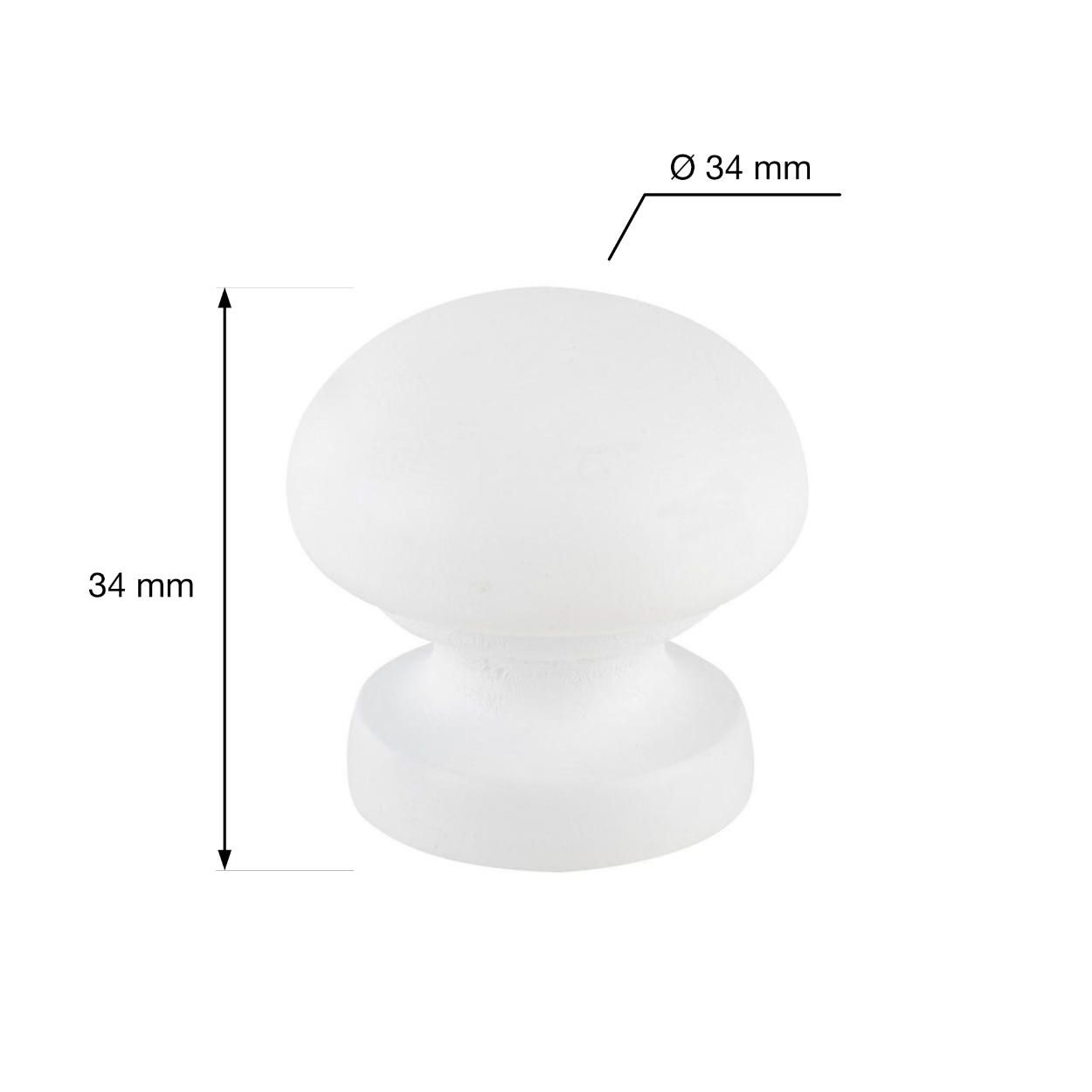 Achen Knob White 34mm