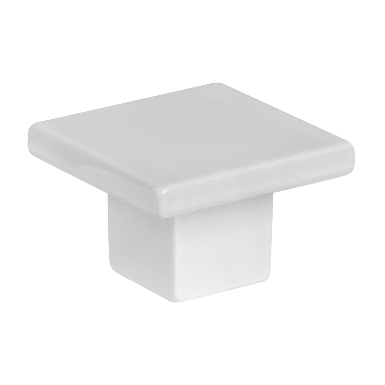 Arca Plastic Knob - White 30x30mm