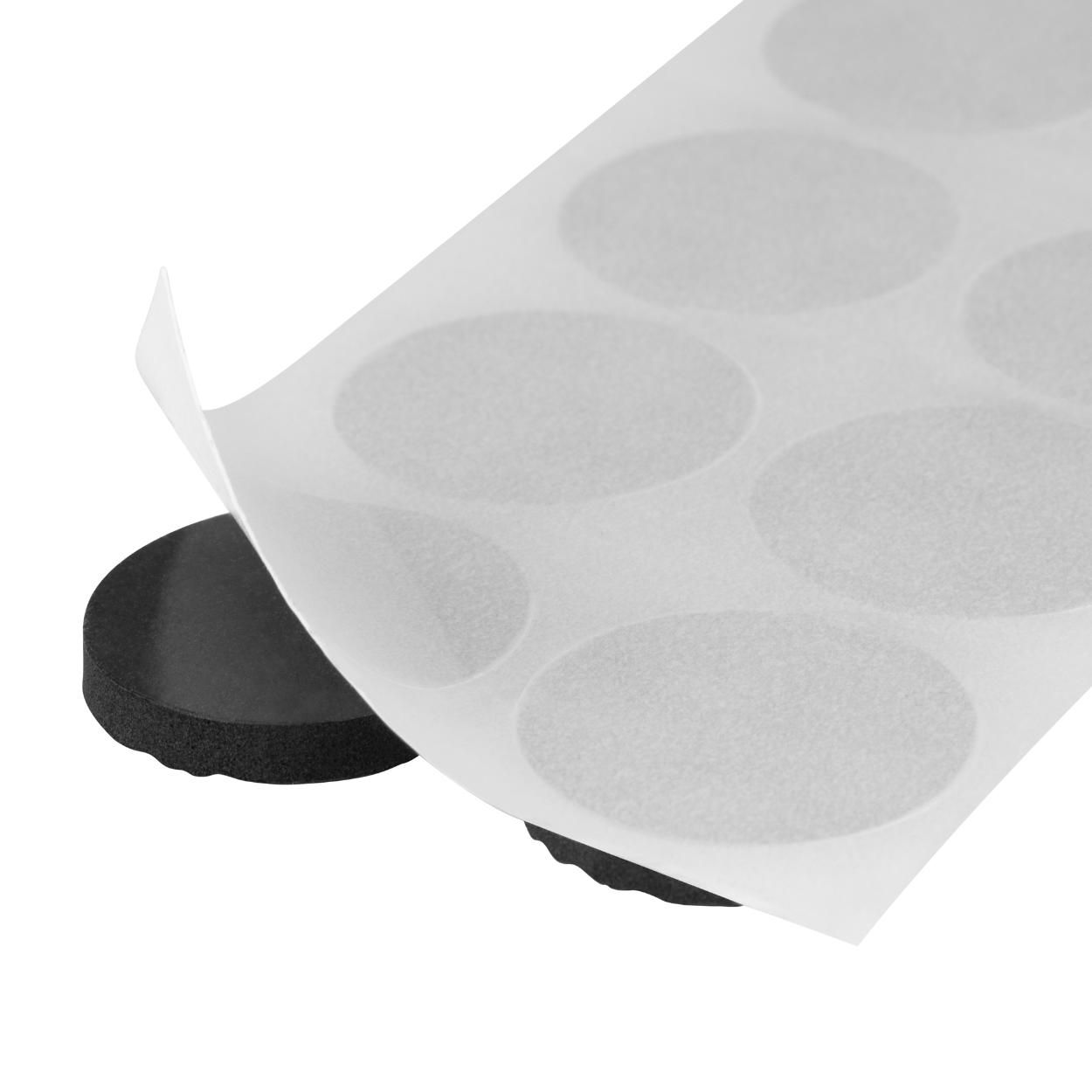 Anti-Slip Pads Self Adhesive Black 30mm - 8 Pack