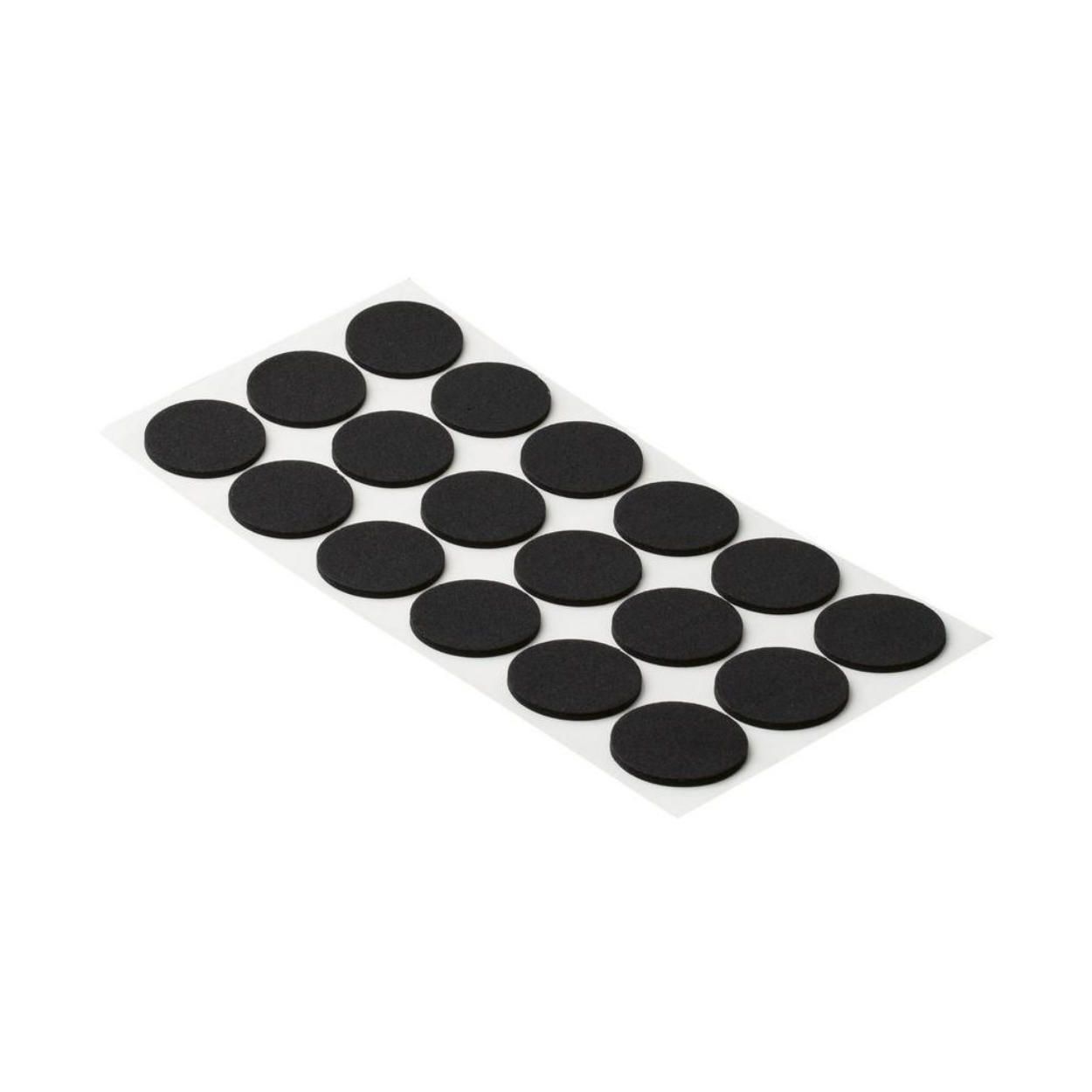 Anti-Slip Pads Self Adhesive Black 18 Pack