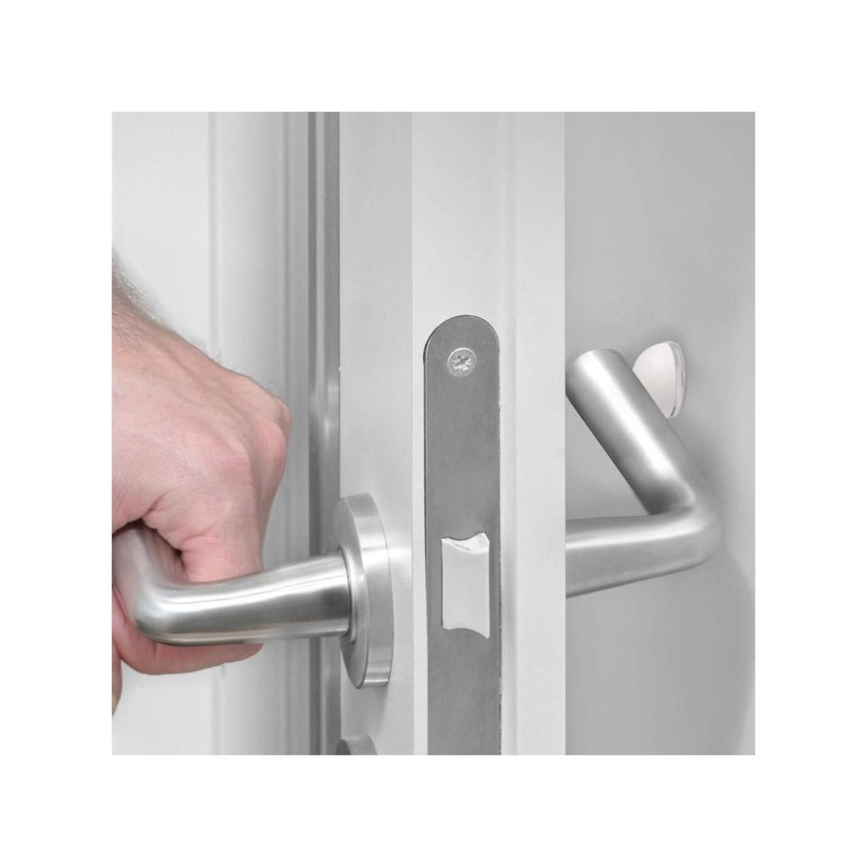 Door Stop White 22mm 2Pk