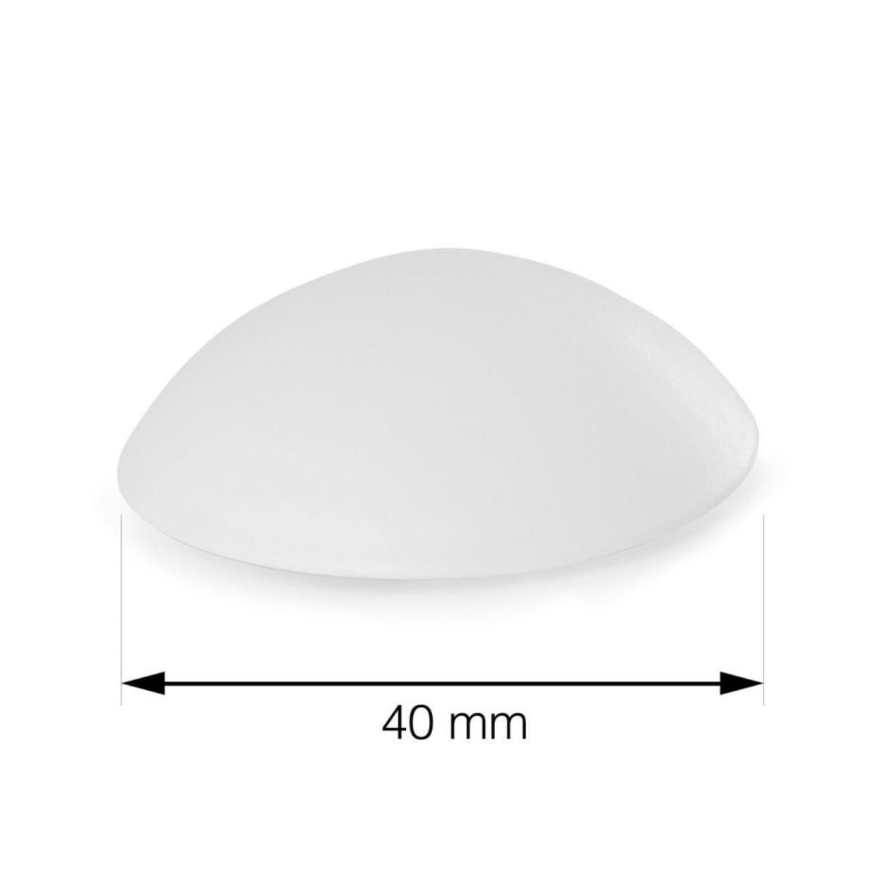 Door Stop White 40mm 6Pk