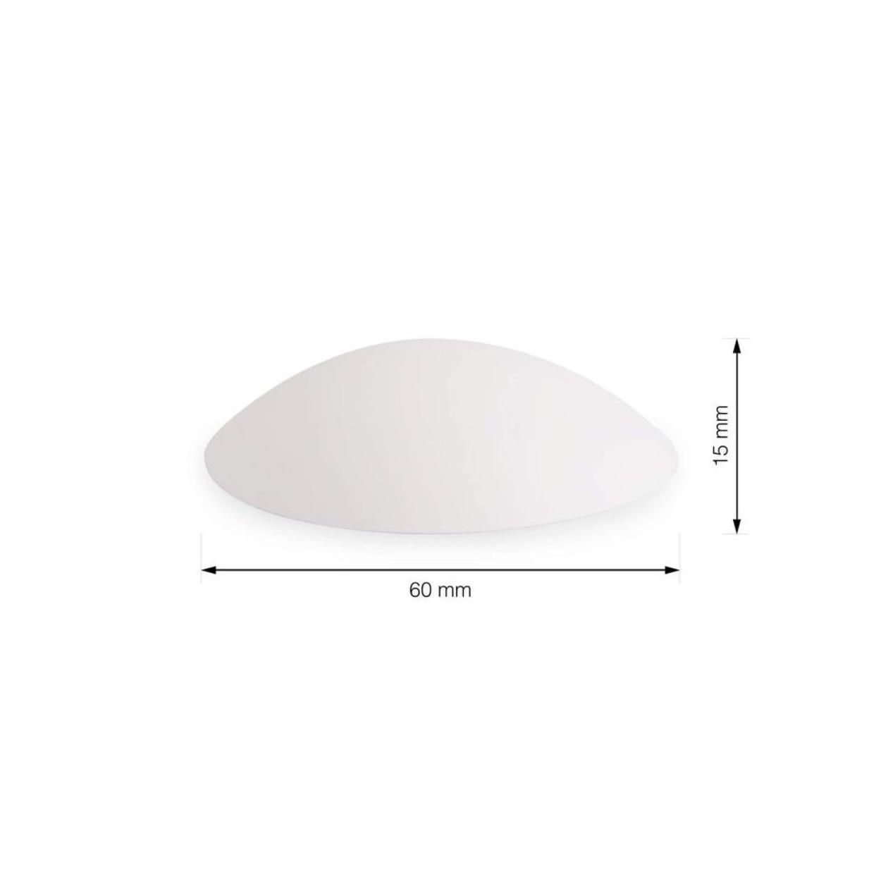 Door Stop White 60mm 2Pk