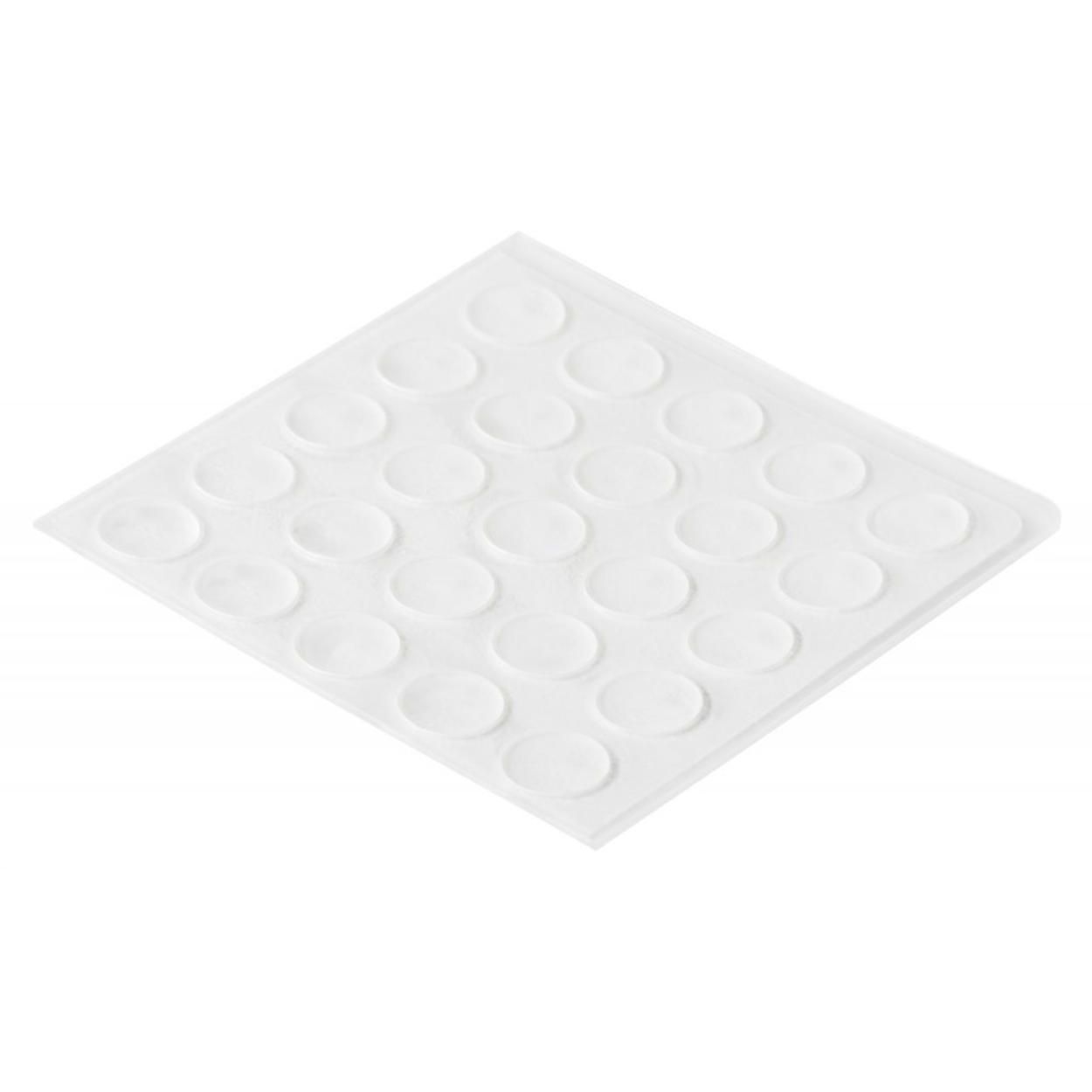 Door Buffer Self Adhesive Transparent 25 Pack