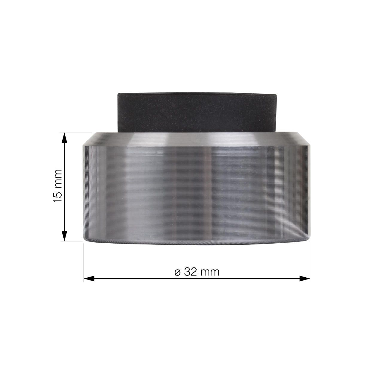 Door Wall Stopper Stainless Steel 32x15mm