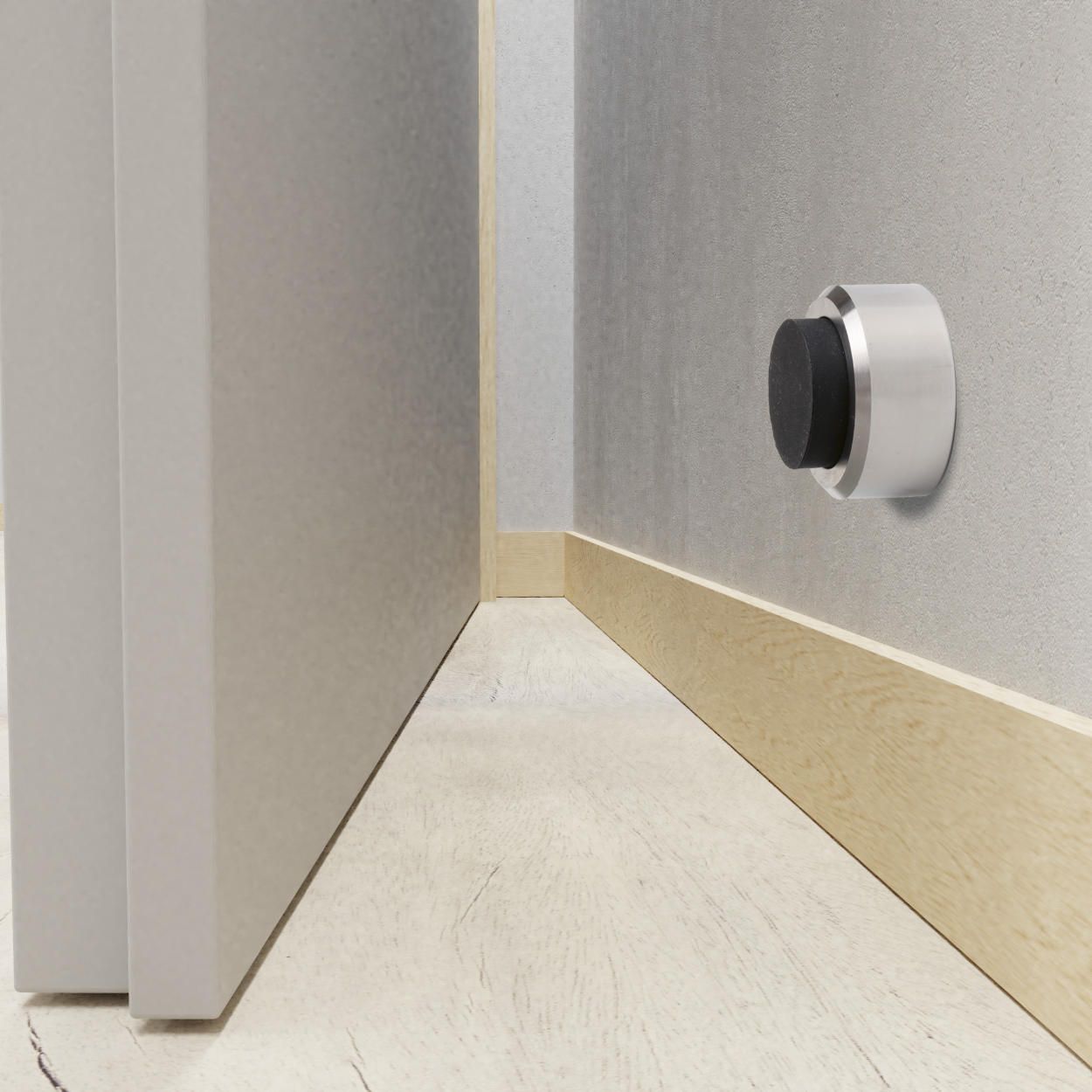 Door Wall Stopper Stainless Steel 32x15mm