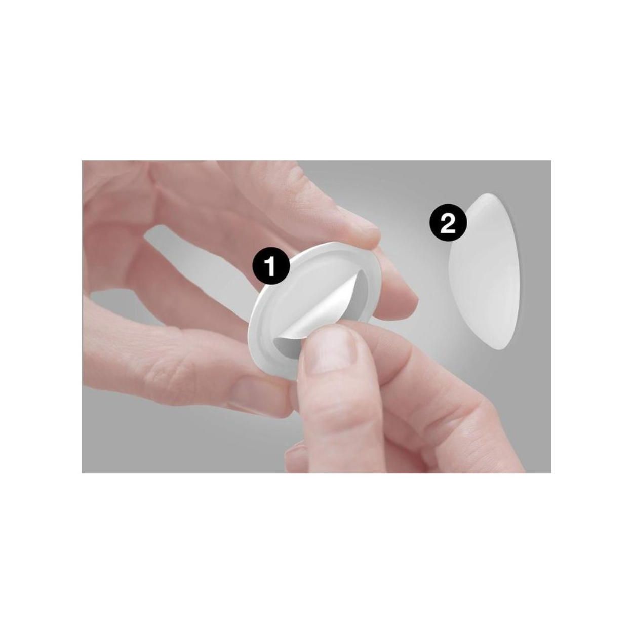 Door Stop Grey 60mm 2Pk