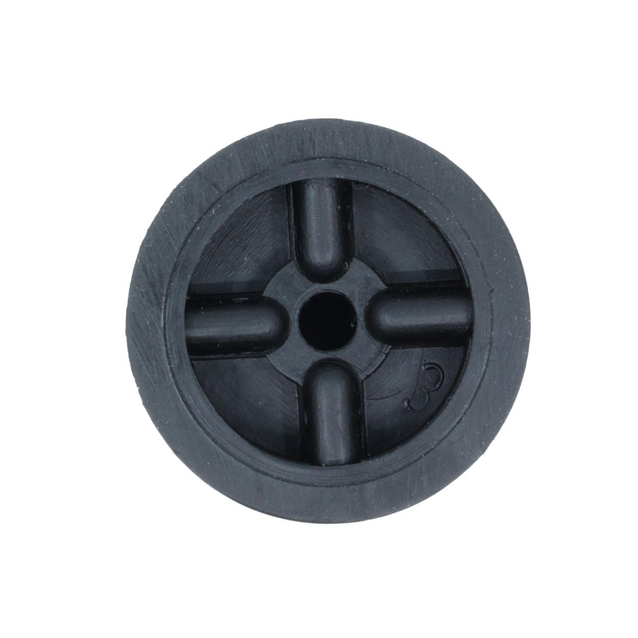 Small Door Stop Black 29.5x25mm