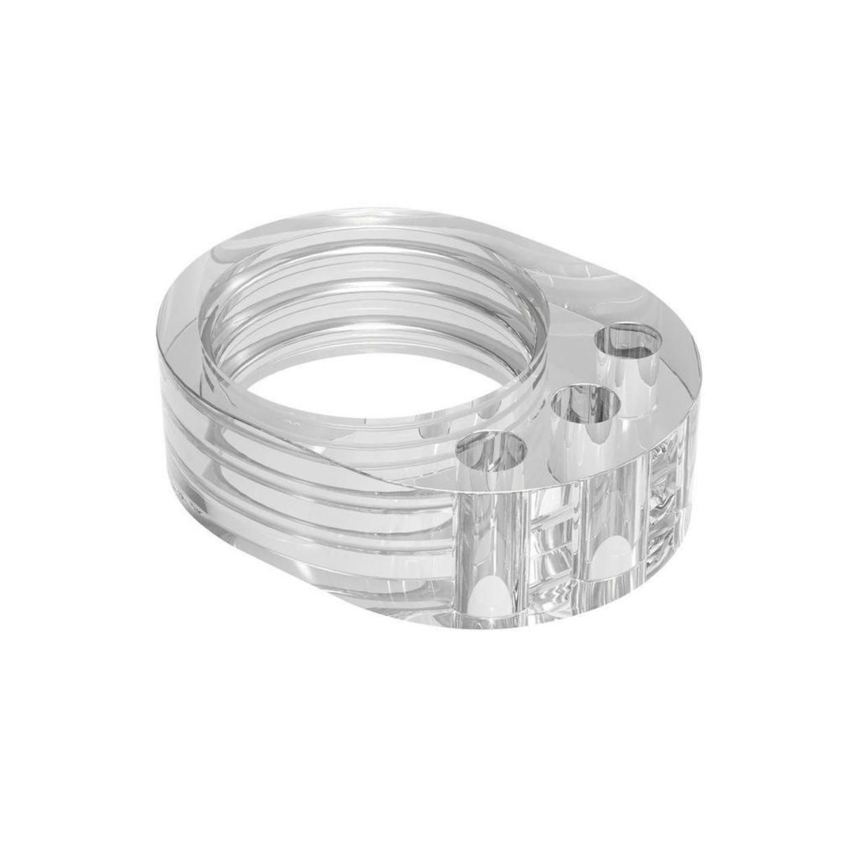 Door Buffers Plastic Transparent 4Pk