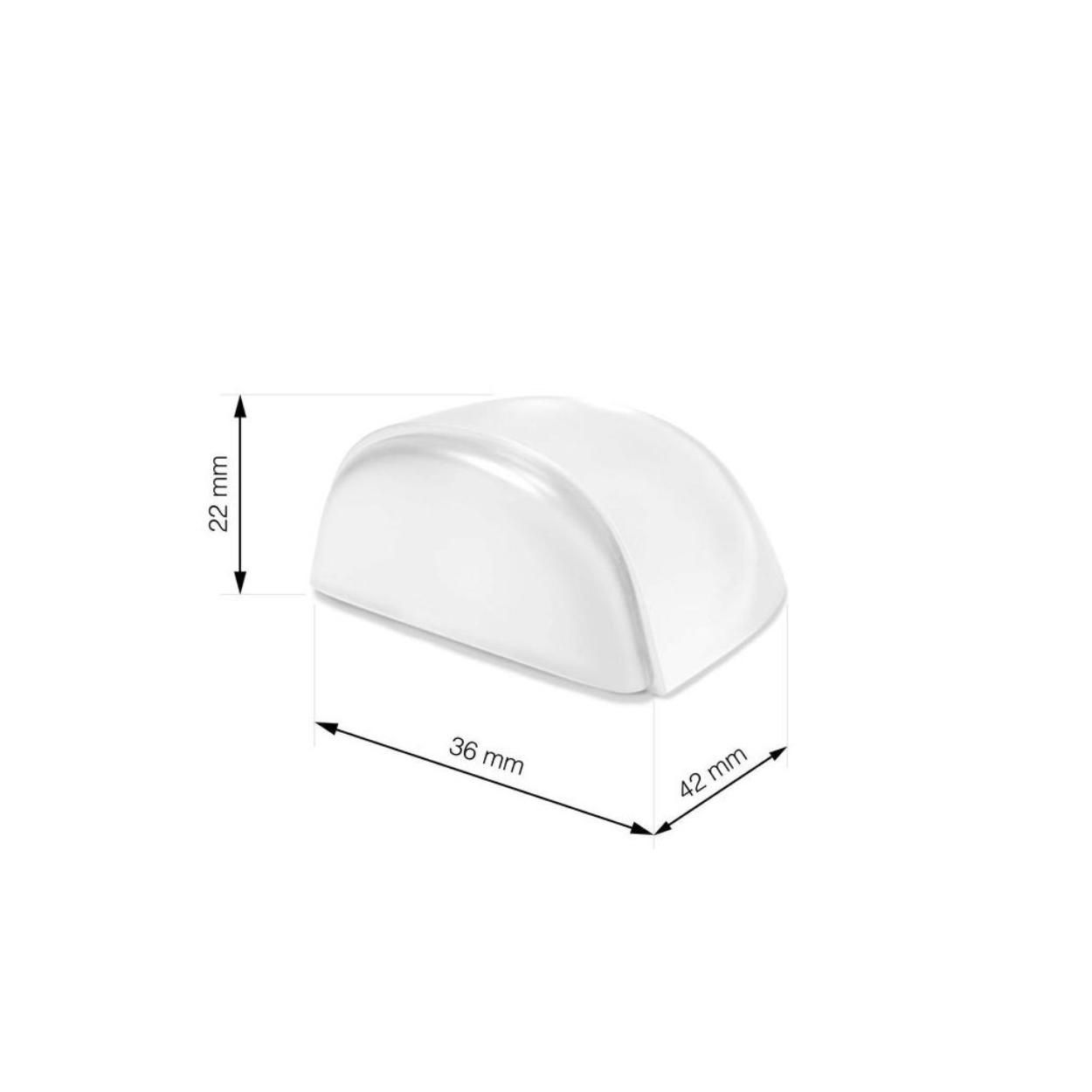 Self Adhesive Door Stop Transparent 42x36x22mm