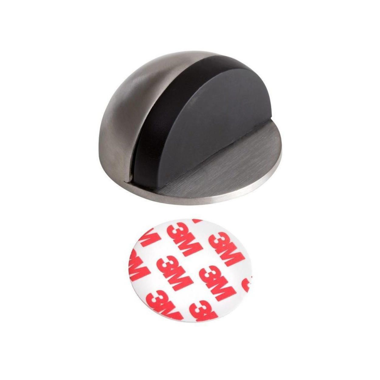 Self Adhesive Door Stop Stainless Steel 45x25mm
