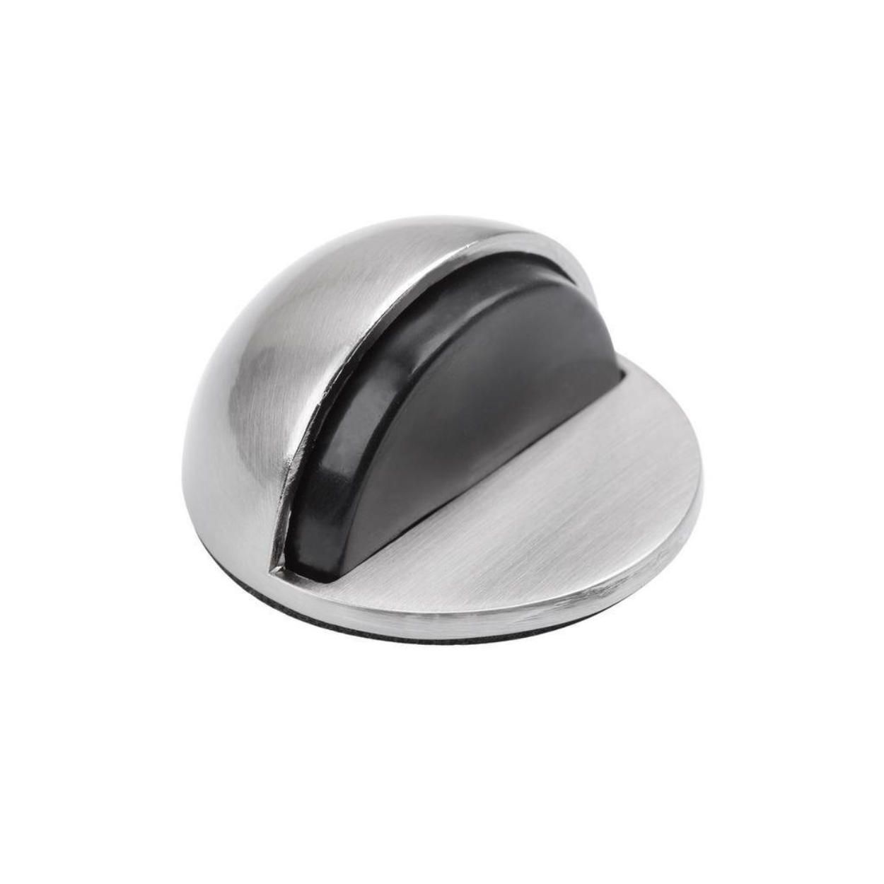Self Adhesive Door Stop Matt Nickel 45x25mm