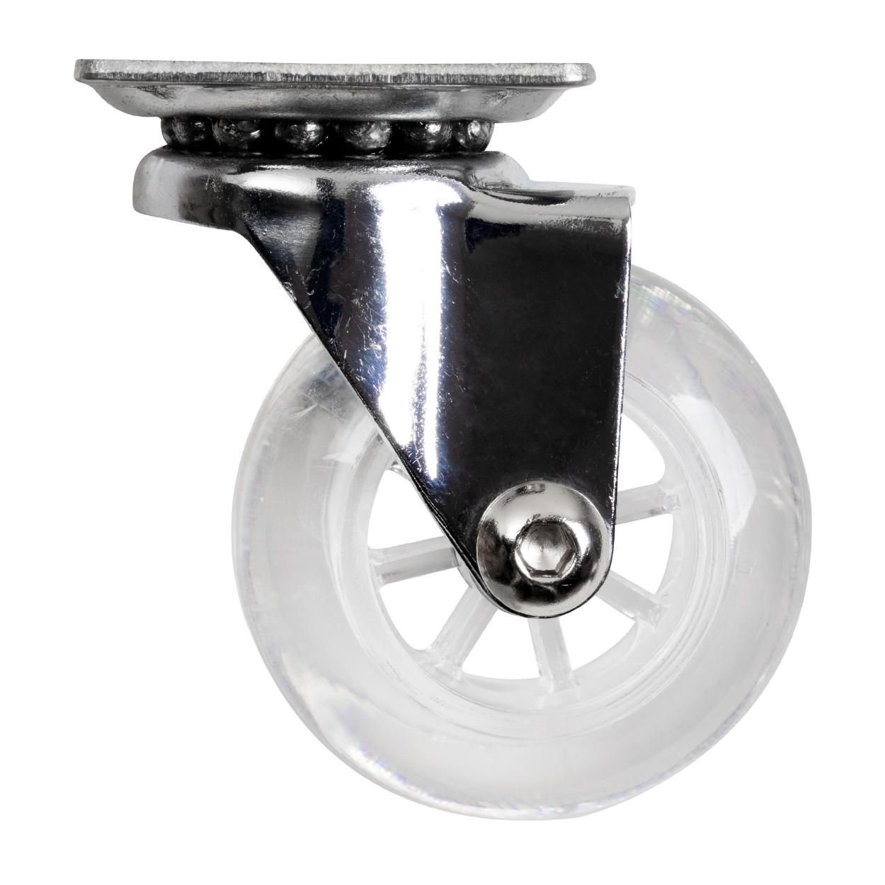 Swivel Castor Wheel Transparent 50mm