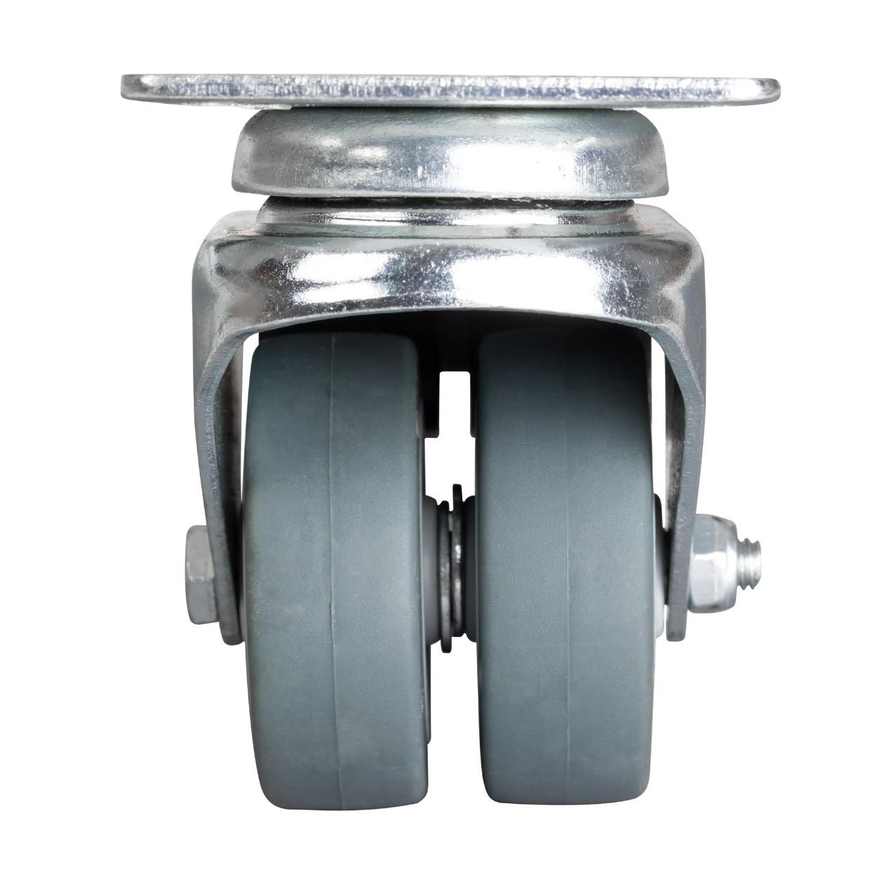 Swivel Double Castor with Break 50mm - Load 70kg