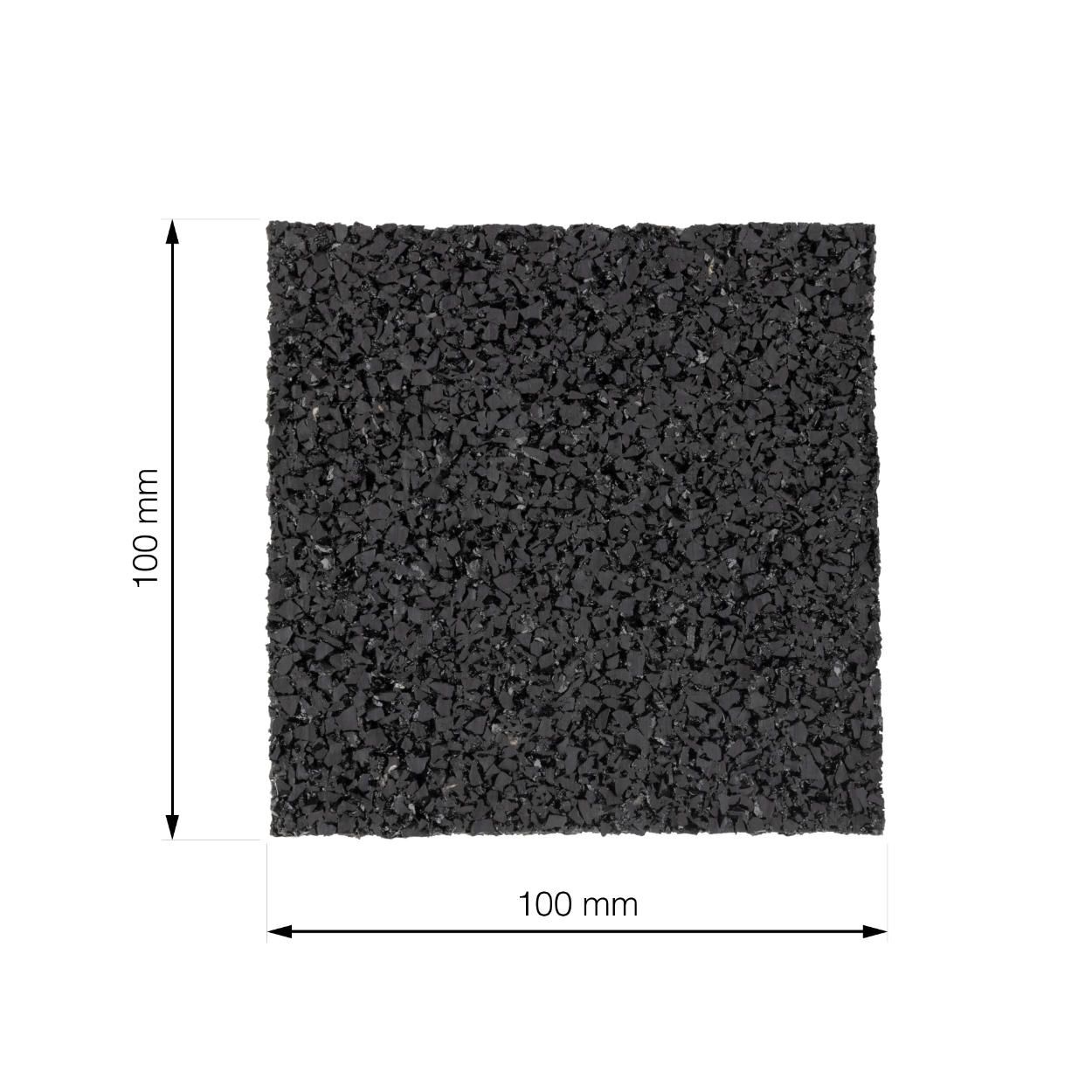 Anti-Vibration Pad Black 10x10cm