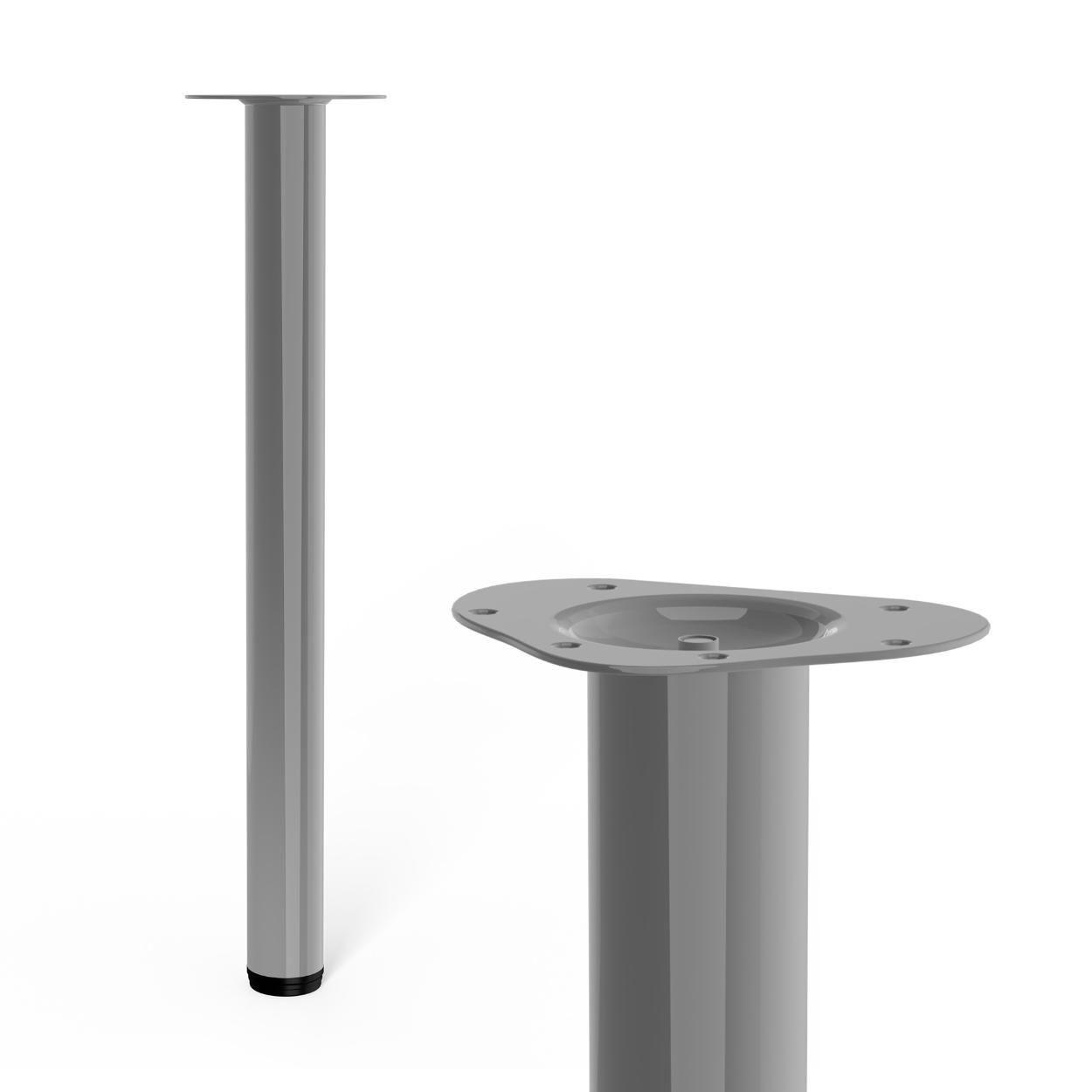 Furniture Leg Grey 60x700mm
