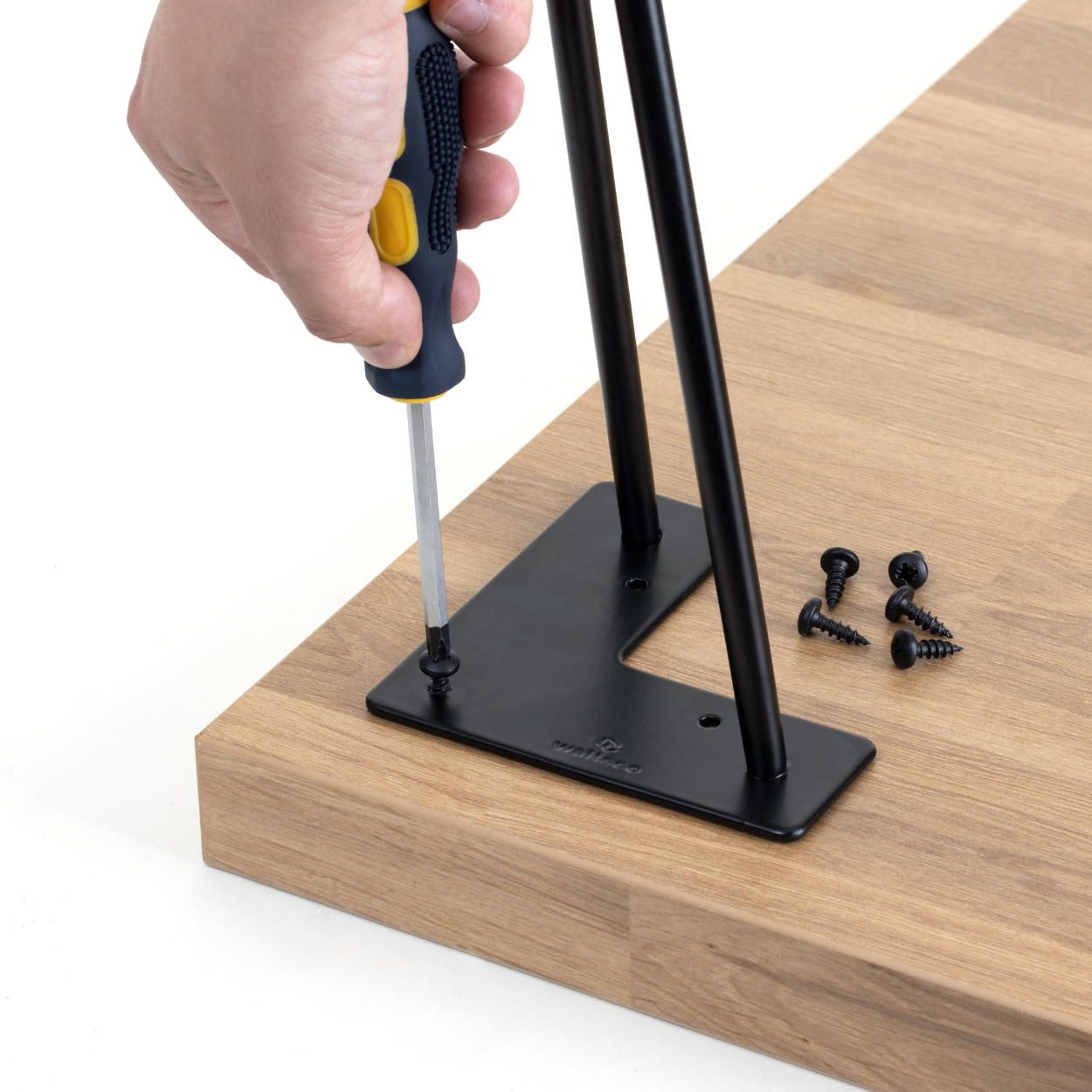 Hairpin Furniture Leg Black 710mm