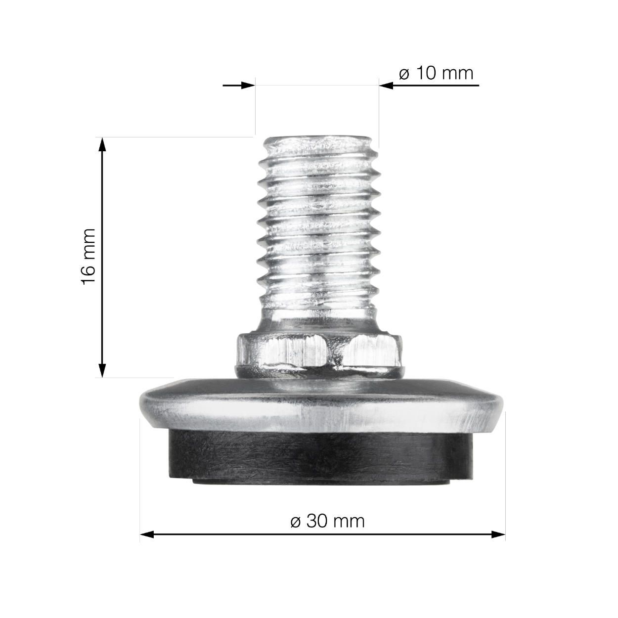 Adjusting Screw M10x16mm 4Pk
