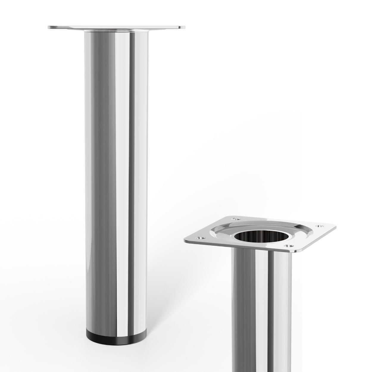 Furniture Leg Chrome 30x150mm