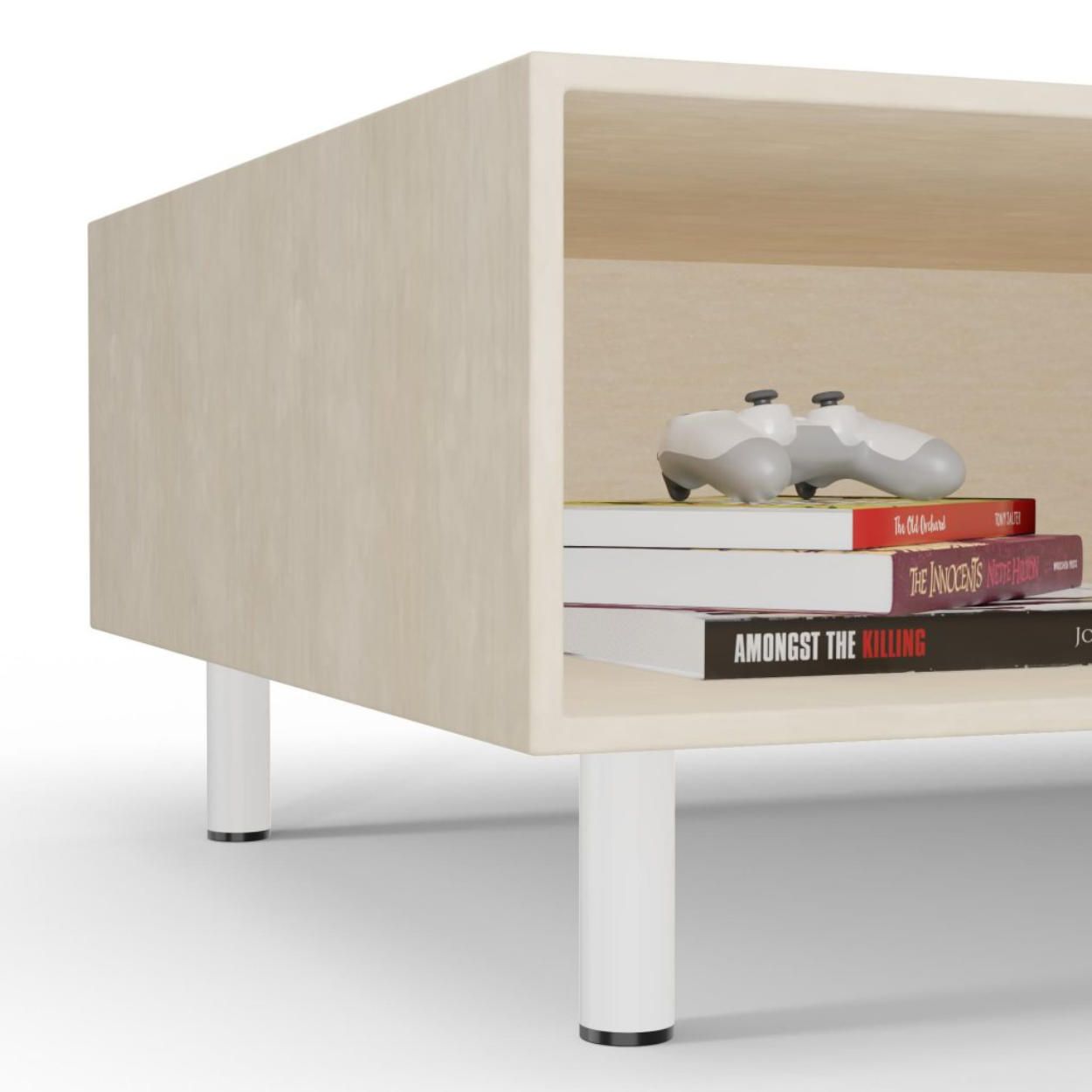 Furniture Leg White 30x100mm